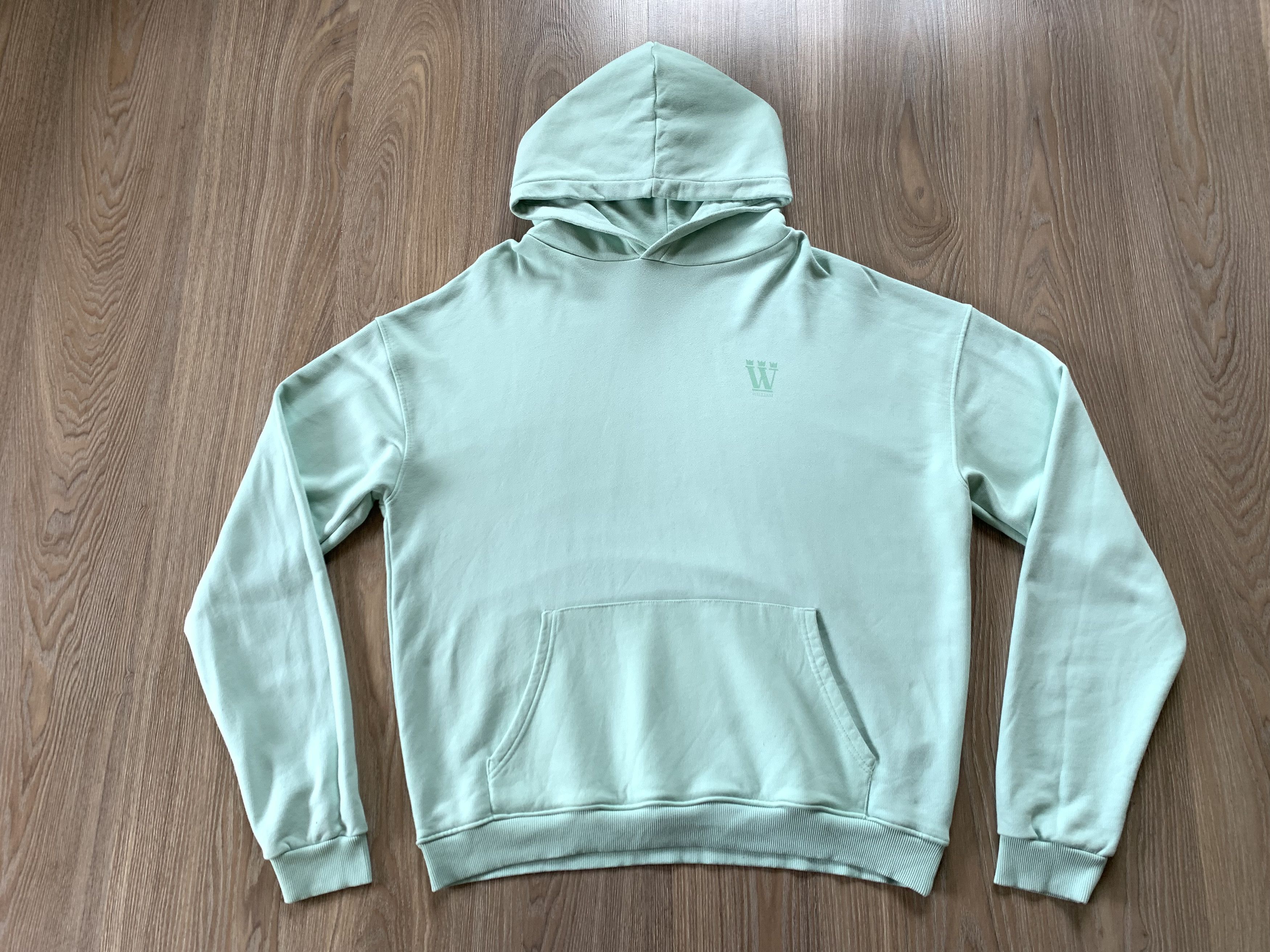Designer William Cotton Turqouise Heavy Hoodie Size US XL / EU 56 / 4 - 2 Thumbnail