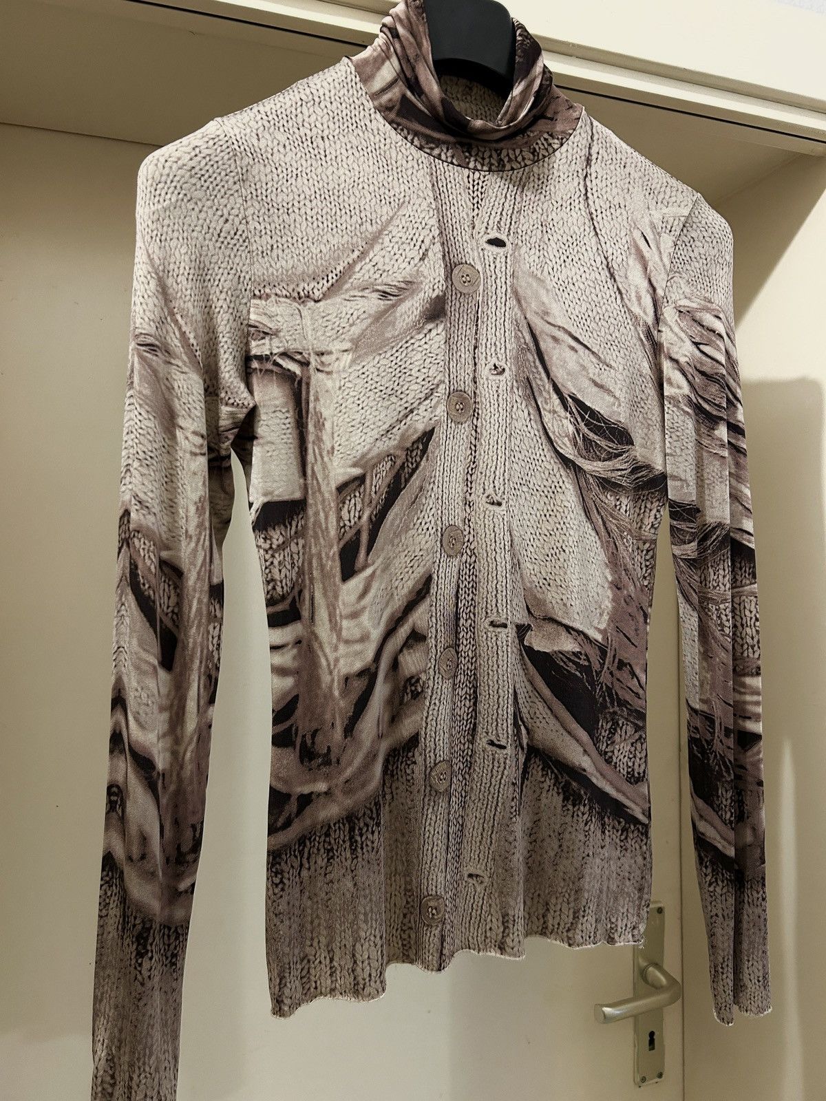 Jean Paul Gaultier Jean Paul Gaultier trompeloeil vintage mesh turtle neck Size M / US 6-8 / IT 42-44 - 3 Thumbnail