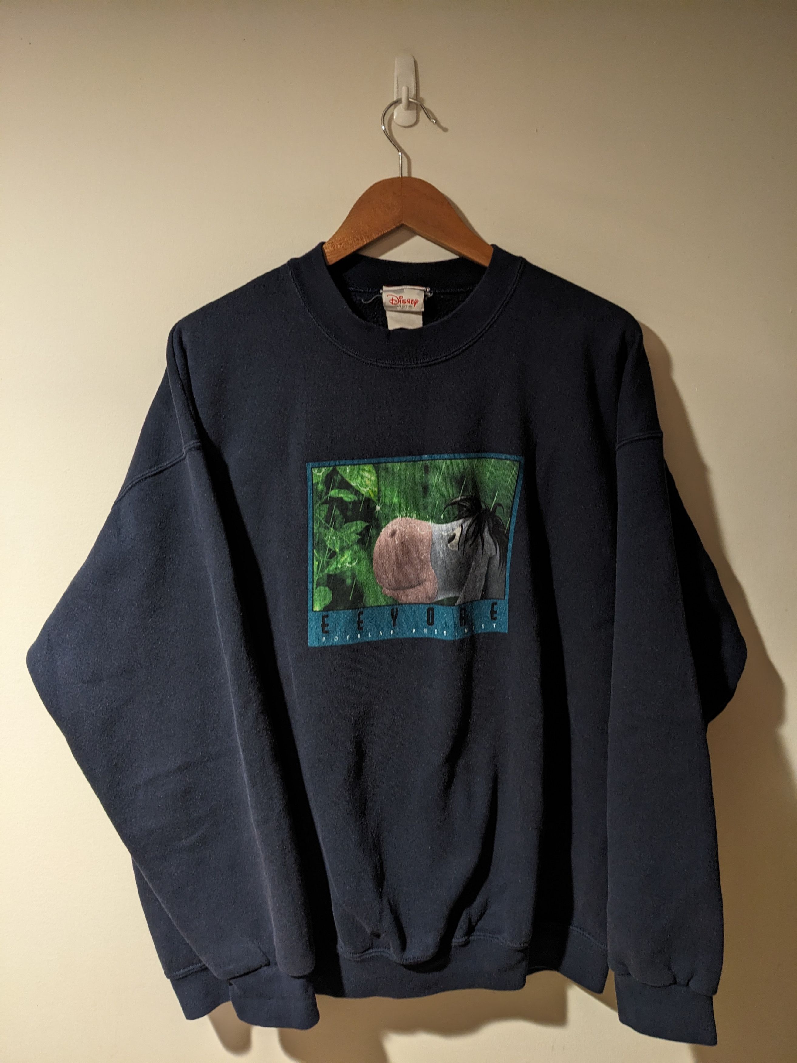 Disney × Vintage Vintage 90s Winnie the Pooh Eeyore Pessimist Sweatshirt Size US XL / EU 56 / 4 - 1 Thumbnail