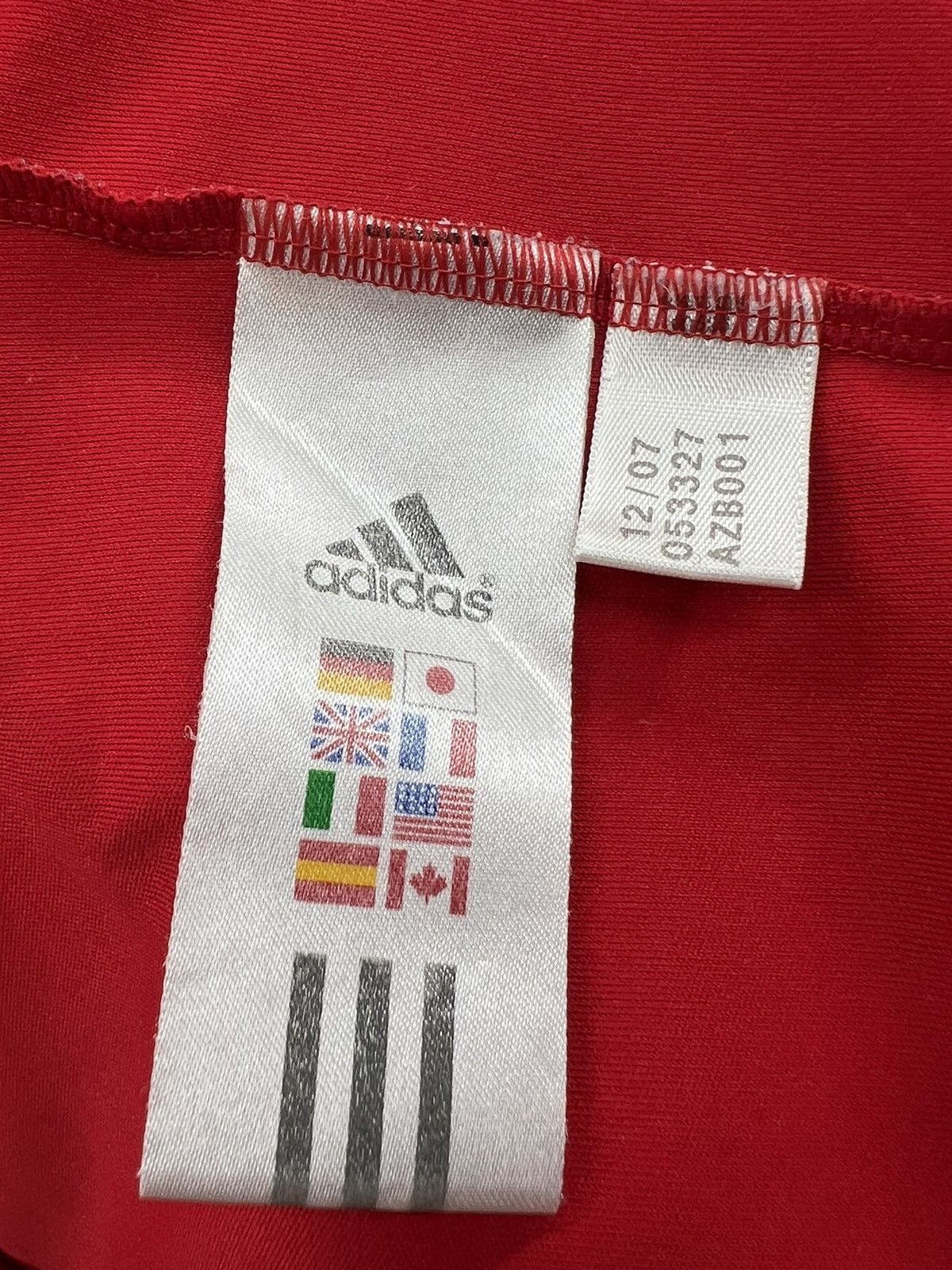 Adidas Adidas Liverpool Steven Gerrard 2007 2008 Collared Jersey Size US XXL / EU 58 / 5 - 4 Thumbnail