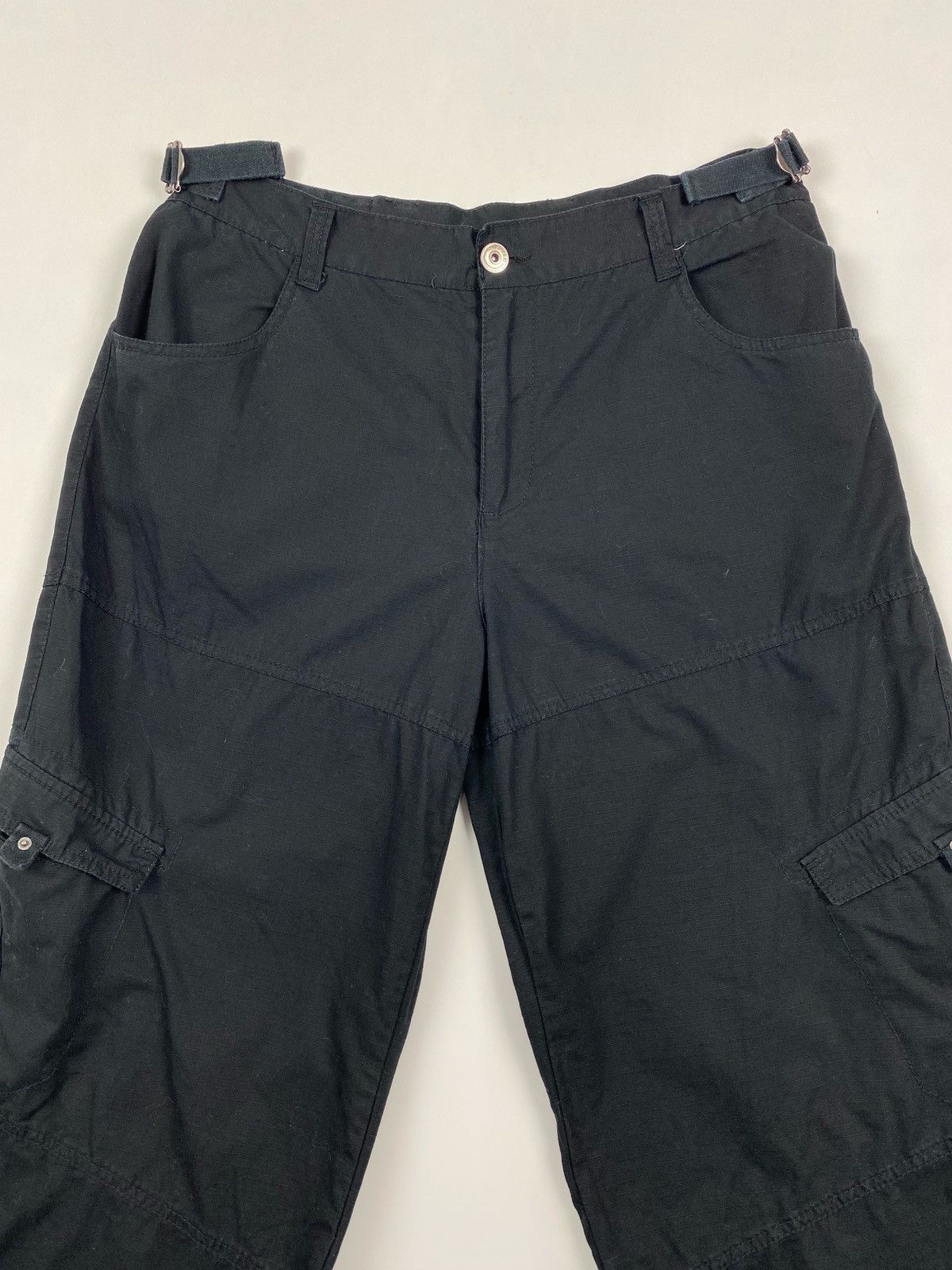 Airwalk 2000’s Vintage Airwalk Black Ripstop Baggy Cargo Pants Size US 35 - 5 Thumbnail