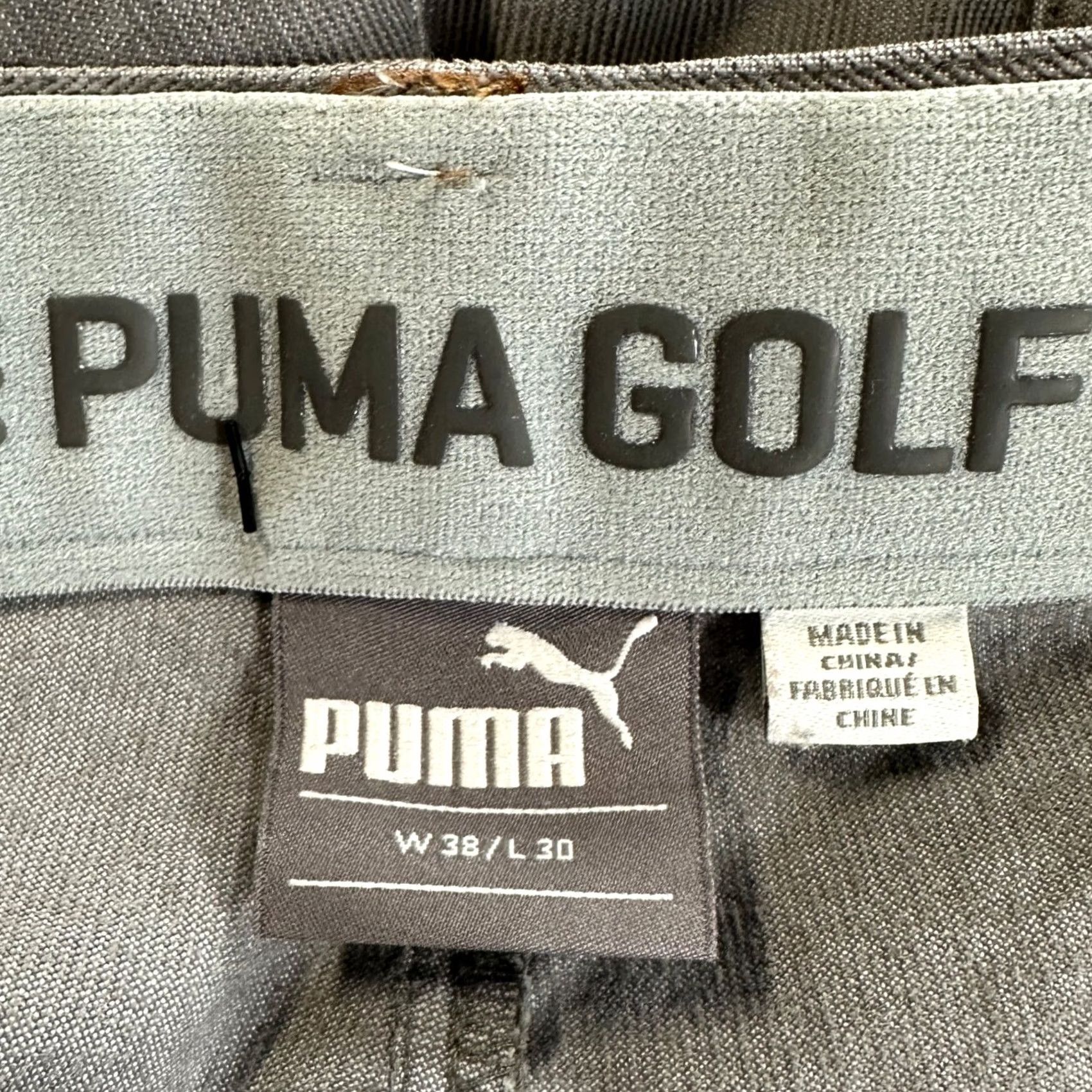 Puma Puma Golf Jeans Men Straight 38X30 Gray 5 Pocket Comfort Waist Band Denim Shirt? Size US 38 / EU 54 - 4 Thumbnail