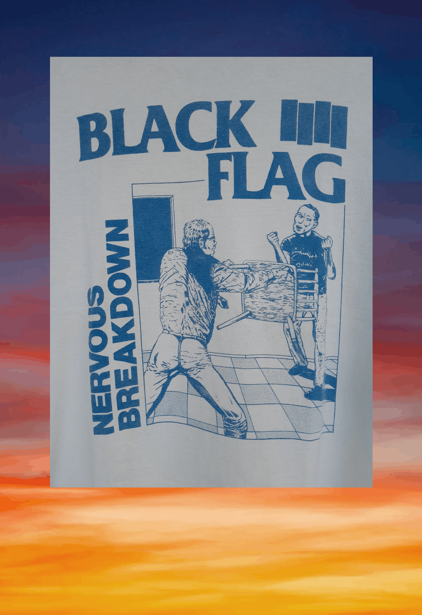 Band Tees Y2K Vintage Black Flag Nervous Breakdown raptee style punk Size US S / EU 44-46 / 1 - 6 Thumbnail