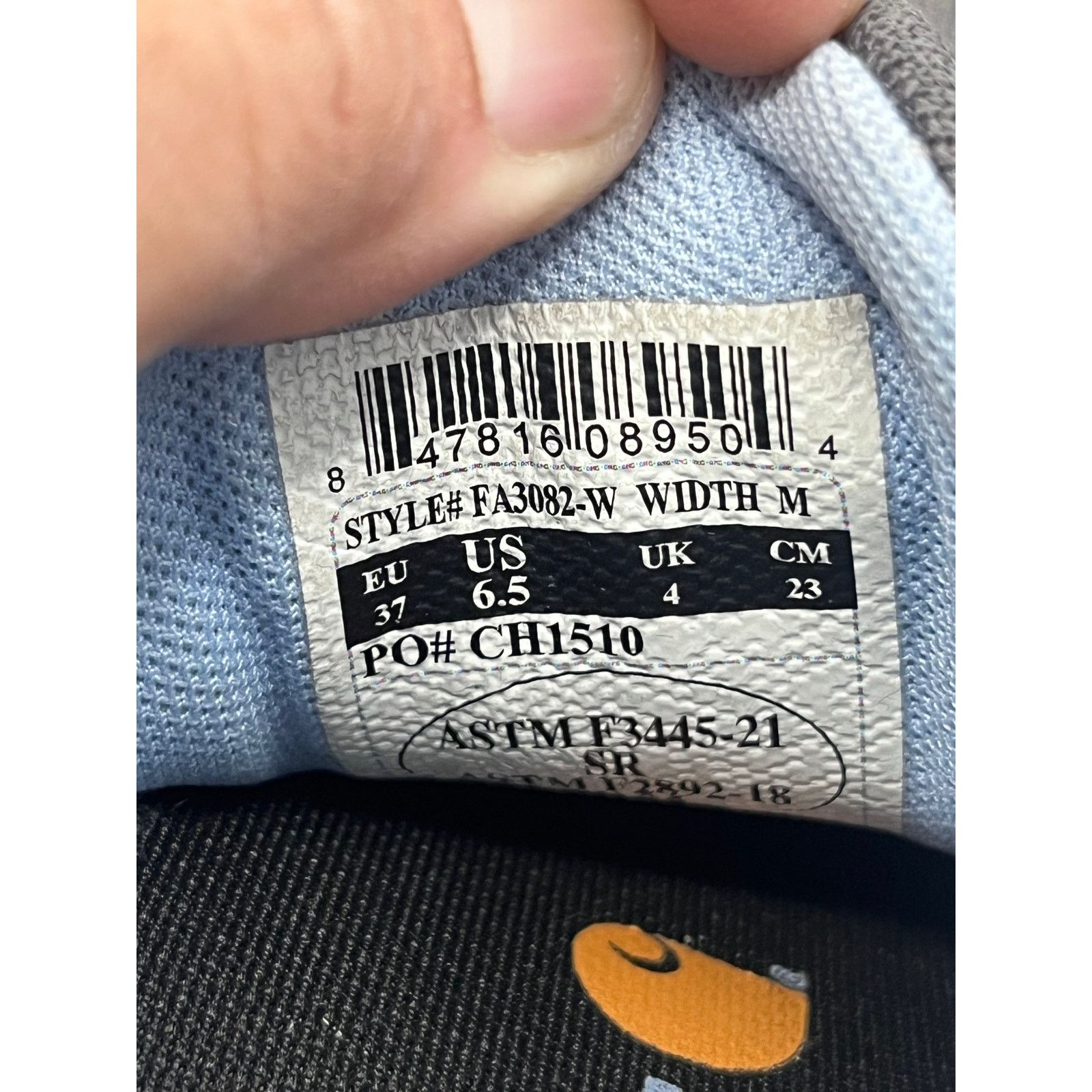 Carhartt Carhartt Force 3 SD Soft Toe Carbon Heather Work Shoes Size US 6.5 / IT 36.5 - 7 Thumbnail