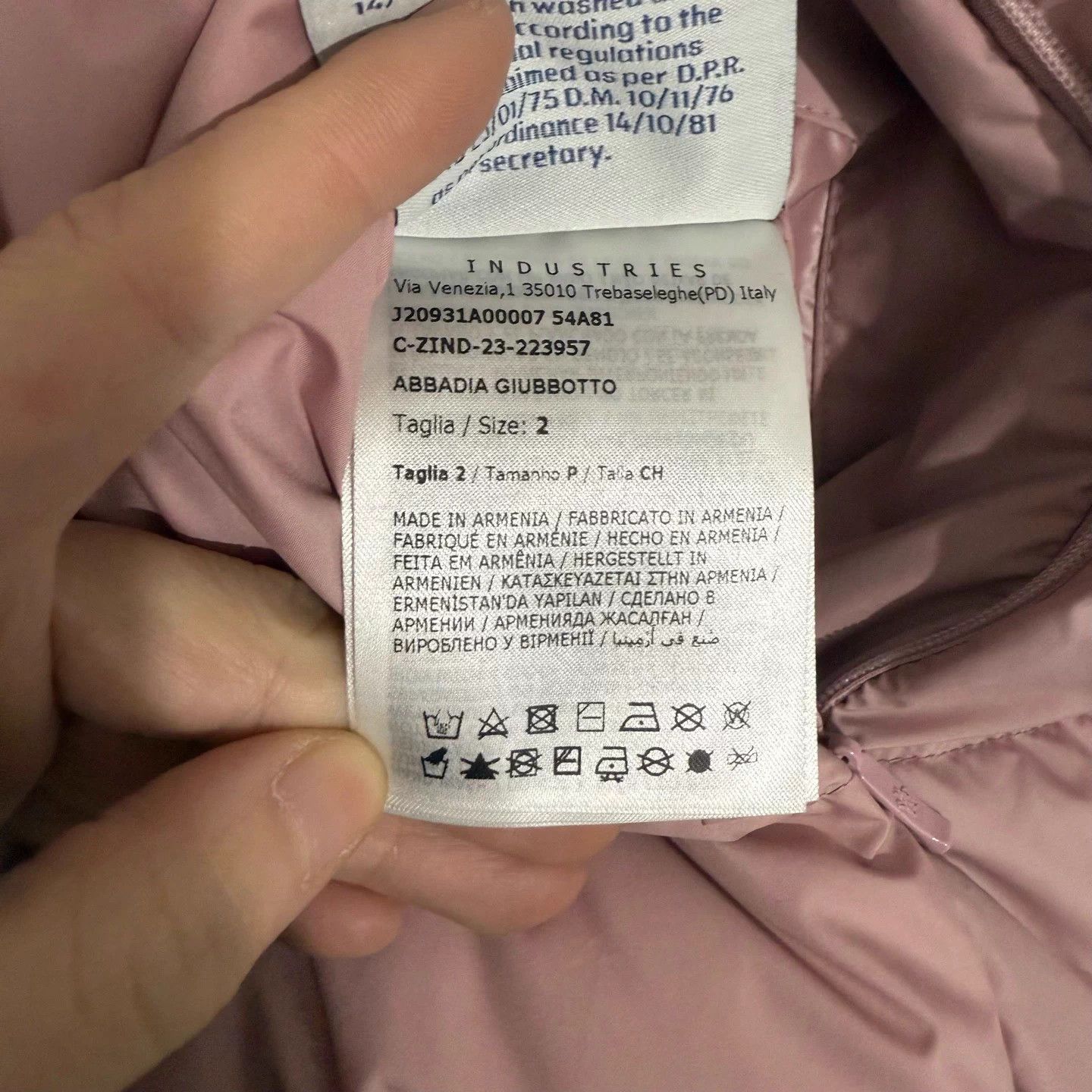 Moncler Moncler abbadia matt pink down jacket unused 2 Size M / US 6-8 / IT 42-44 - 6 Thumbnail