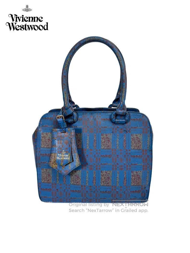 Vivienne Westwood Vivienne Westwood size os Blue Plaid Handbag/Shoulder Bag/o Size ONE SIZE - 1 Thumbnail