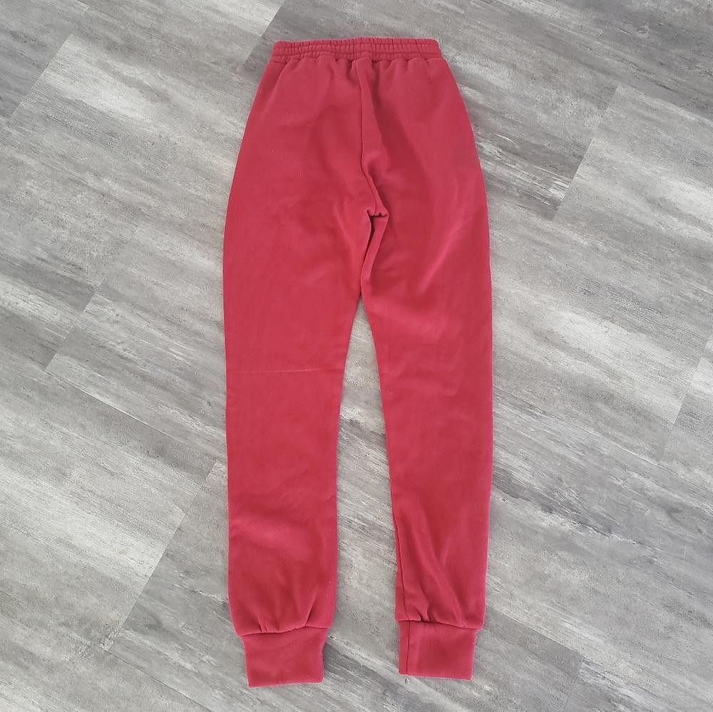 Shein Dark Red Bossy High Waist Banded Sweats Size 28" / US 6 / IT 42 - 2 Thumbnail