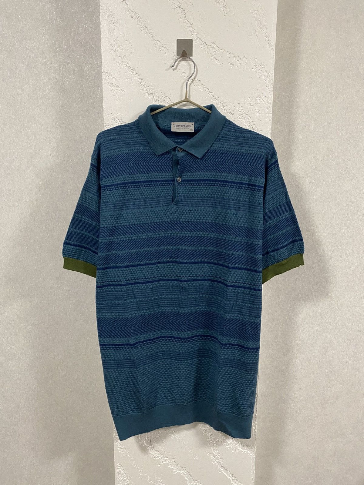 John Smedley John Smedley Merino Wool Stripe Polo T-shirt Size: XXL Size US XXL / EU 58 / 5 - 1 Thumbnail