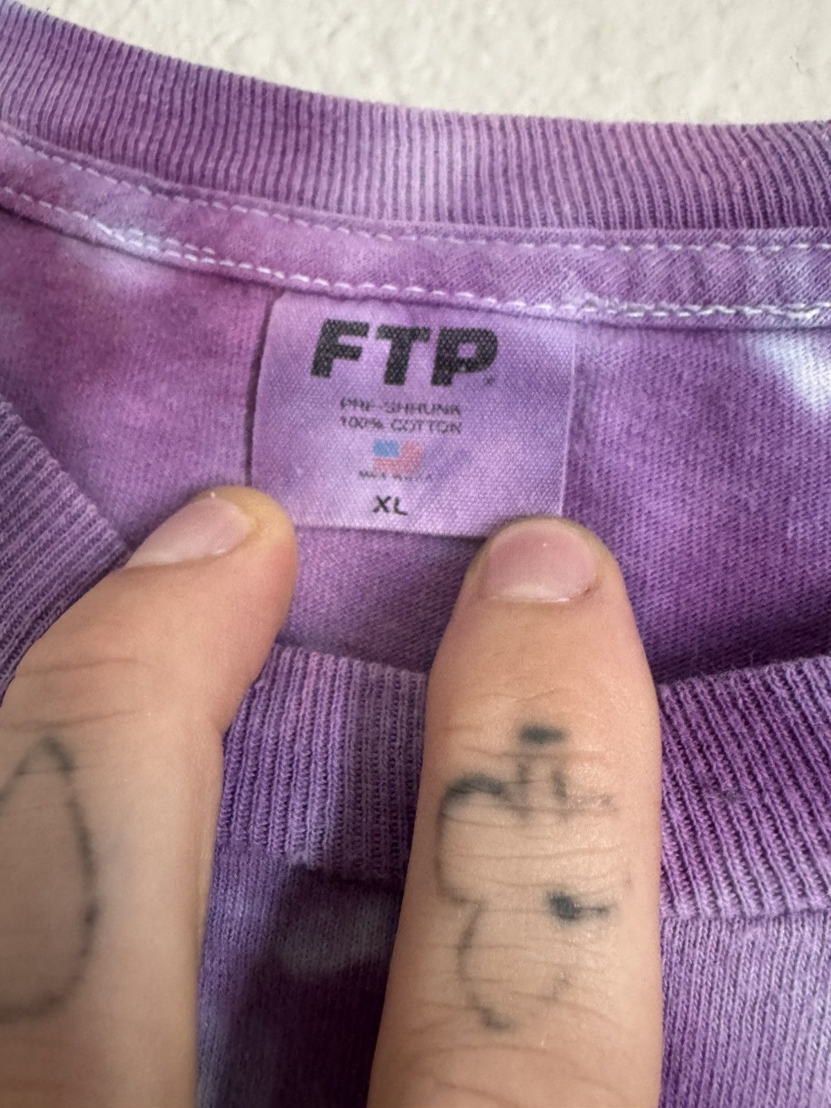 Fuck The Population FTP custom tie-dye tee Size US XL / EU 56 / 4 - 4 Thumbnail