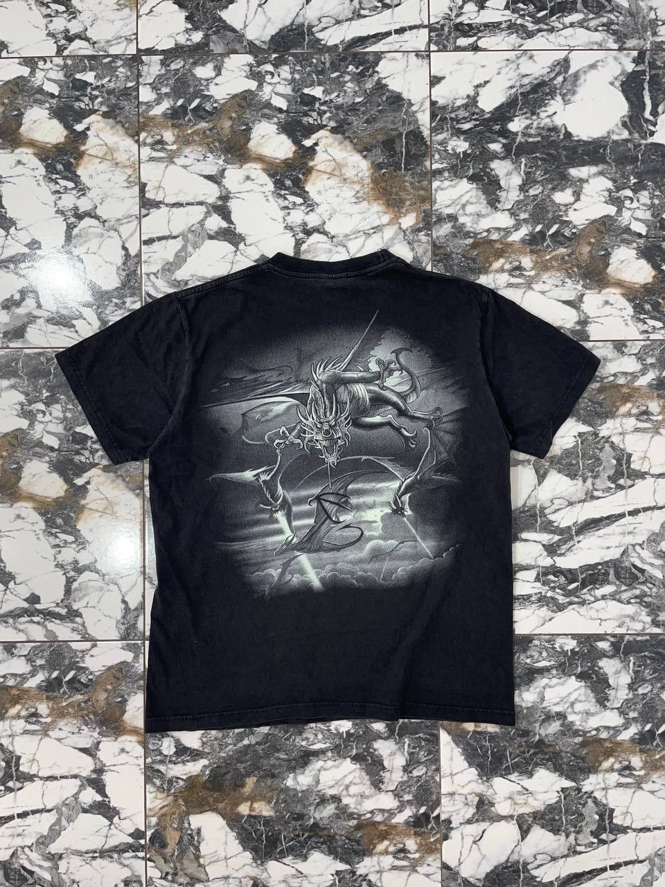 Other Doc Blac Y2K Vintage T-Shirt–Black with Purple Dragon on Size US M / EU 48-50 / 2 - 3 Thumbnail