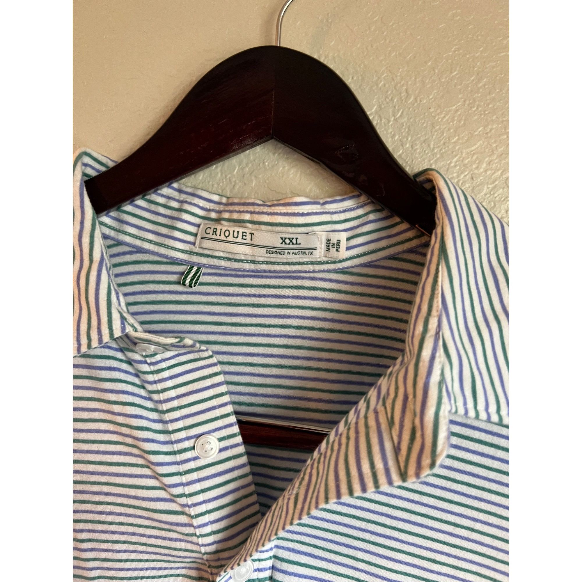 Criquet Criquet Mens Polo Shirt - Size XXL Size US XXL / EU 58 / 5 - 3 Thumbnail