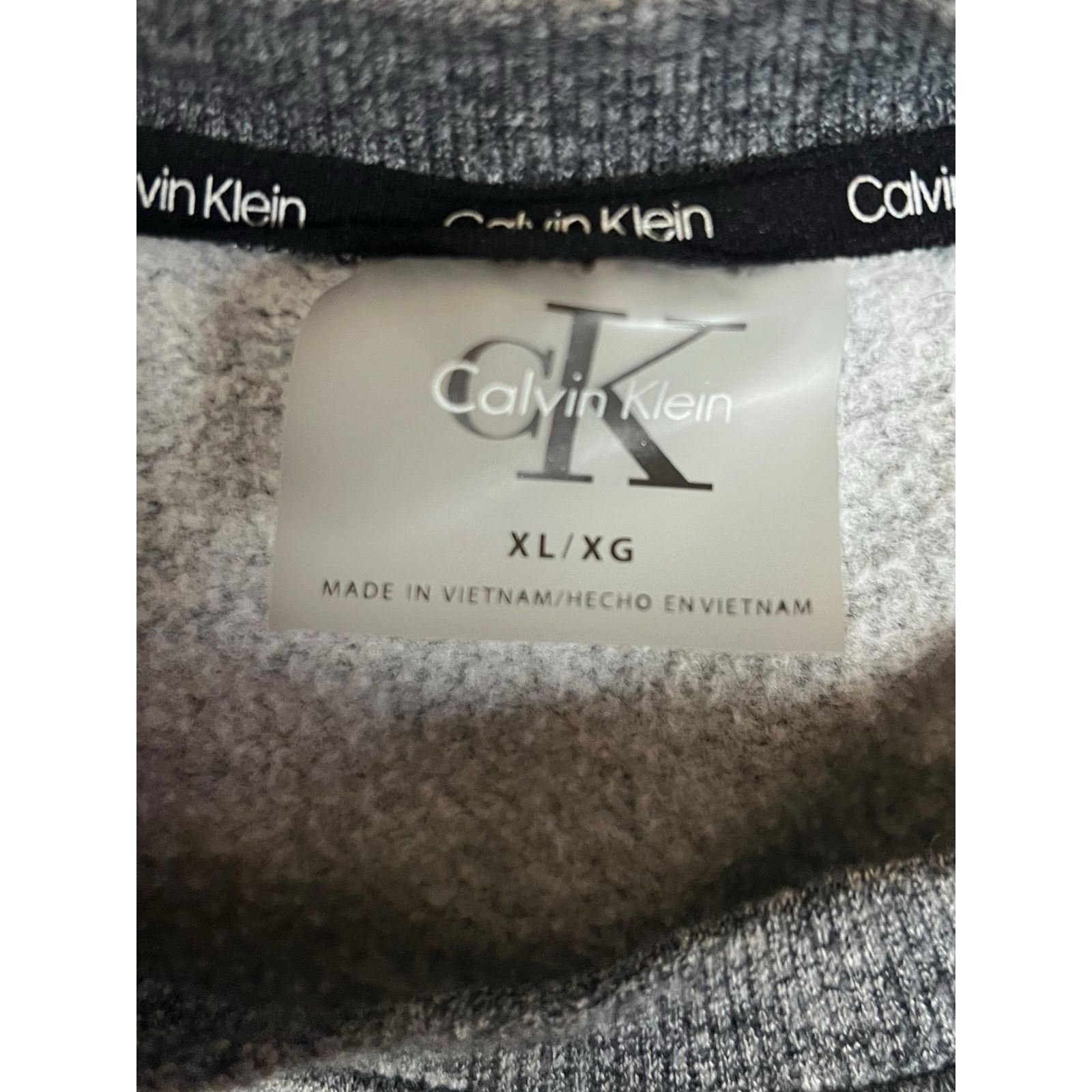 Calvin Klein Calvin Klein Women’s XL Gray Crop Sweatshirt Size XL / US 12-14 / IT 48-50 - 3 Thumbnail