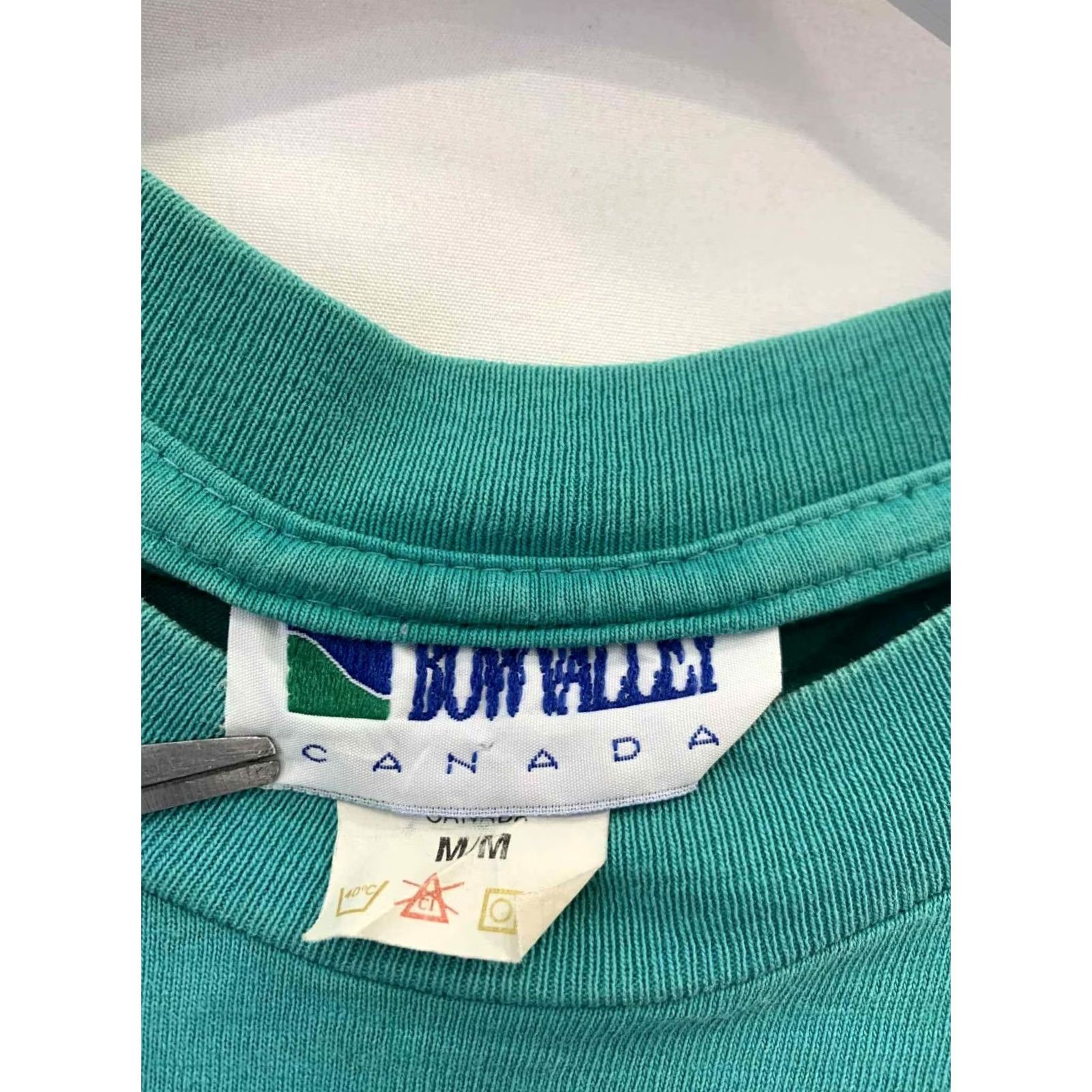 Vintage VINTAGE Bonavelle Canada Petal Pets “Strawberries” Graphic T-Shirt Mens M Teal Green Blue Size US M / EU 48-50 / 2 - 3 Thumbnail