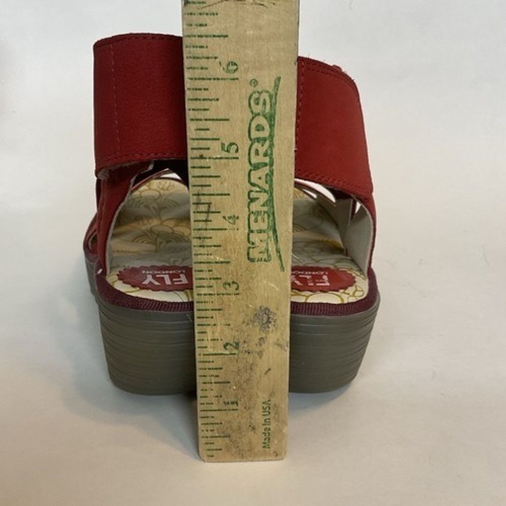 Fly London Fly London Mousse Leather Crossover Wedge Sandals Women 8.5 Size US 9 / IT 39 - 4 Thumbnail
