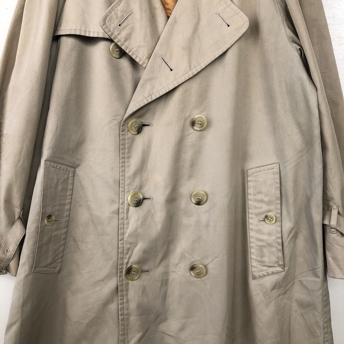 Burberry Vintage Burberrys London Kensington Nova Check Trench Coat Size US L / EU 52-54 / 3 - 10 Thumbnail