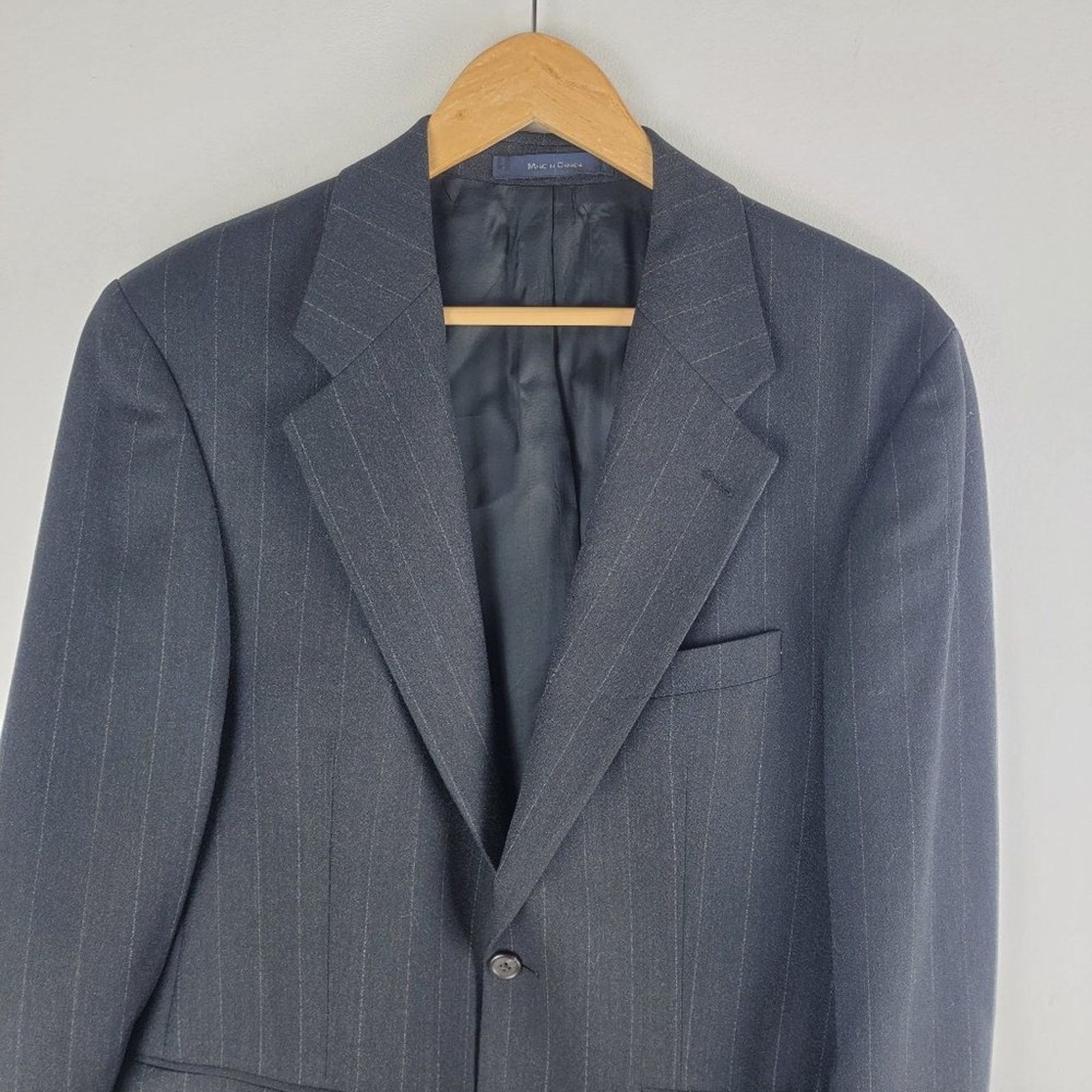 Vintage Ralph Ralph Lauren Virgin Wool Blazer Black Size 40R