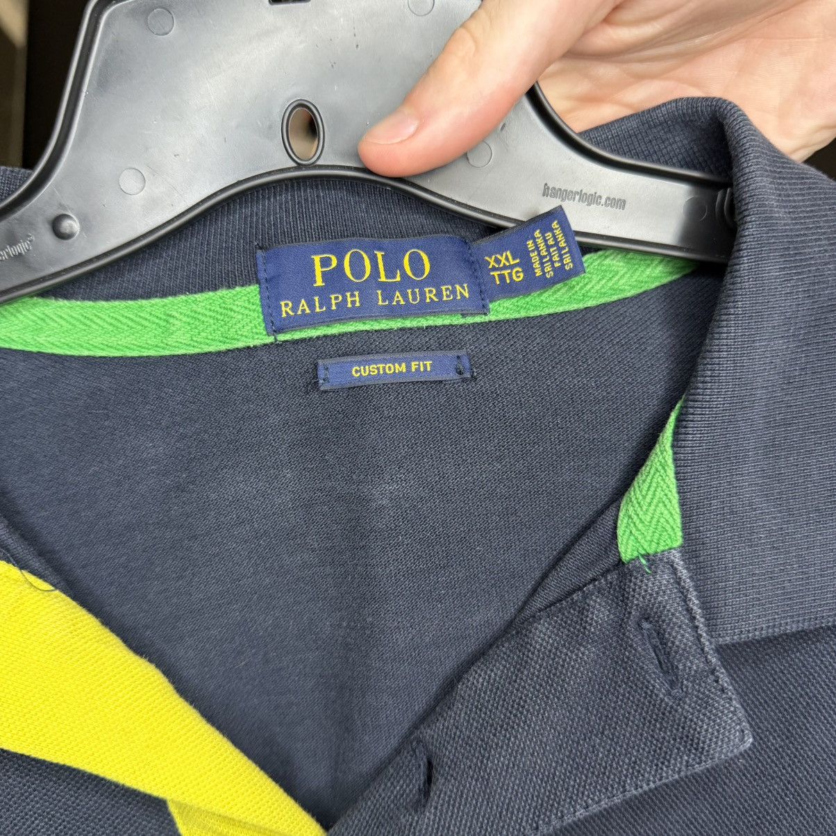 Polo Ralph Lauren Shirt Custom Fit Preppy Button up Big Pony Size US XXL / EU 58 / 5 - 3 Thumbnail