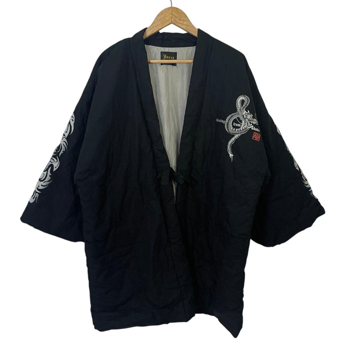 Japanese Brand Vintage Isext Dragon Big Logo Kimono Size US XL / EU 56 / 4 - 7 Thumbnail