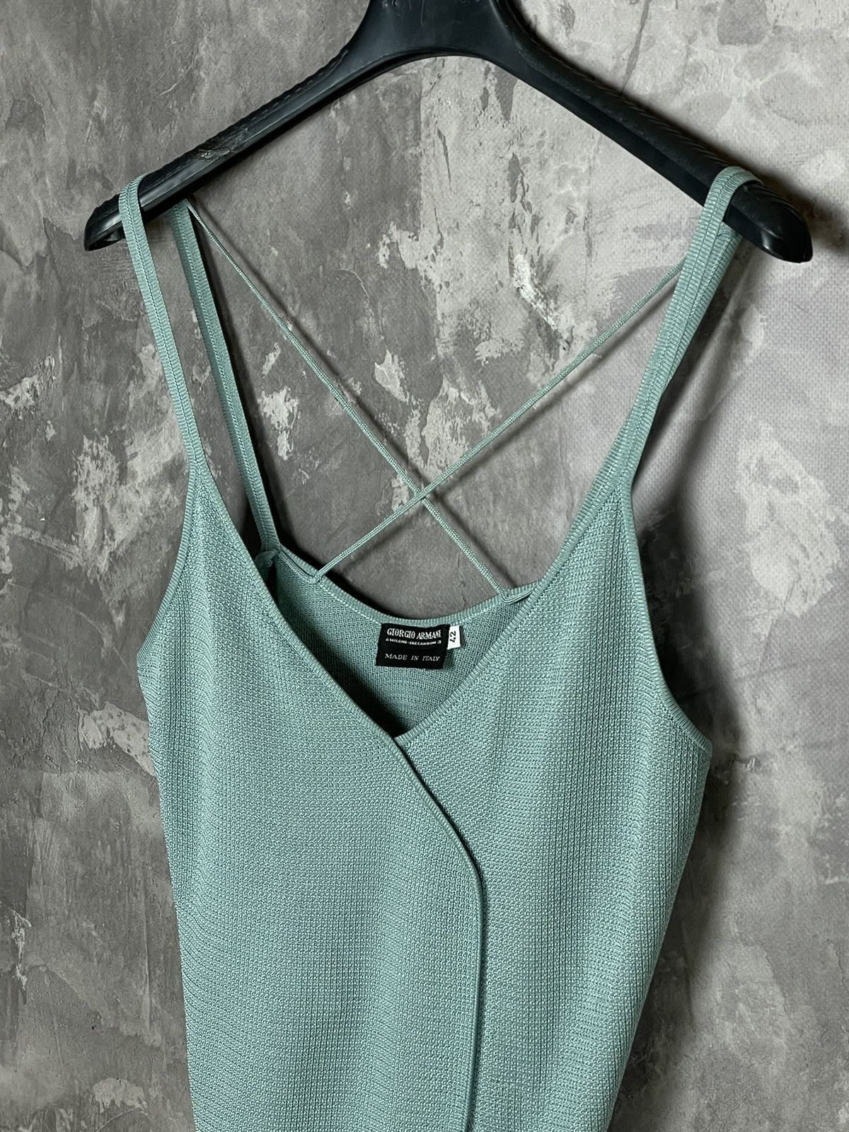 Armani × Giorgio Armani Giorgio Armani Vintage 90s Luxury Knit Sweater/ Tank Top Size M / US 6-8 / IT 42-44 - 7 Thumbnail
