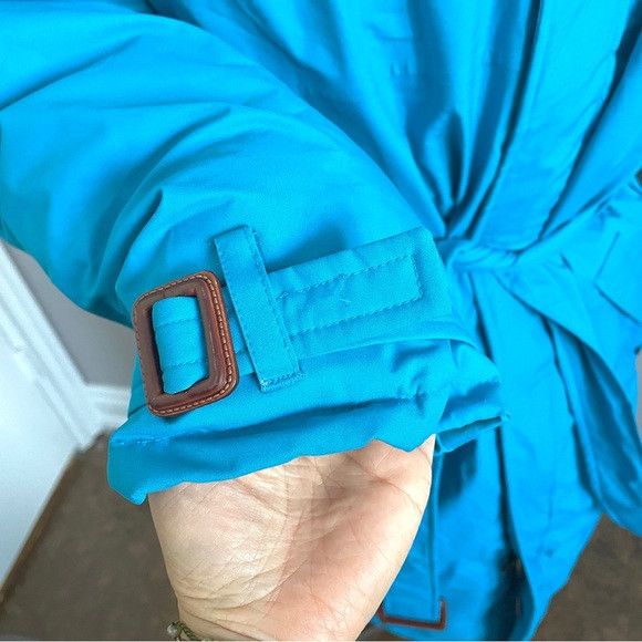 Vintage Vintage Blue Down Gore-Tex Duvet Midi Puffer Parka - Small Size S / US 4 / IT 40 - 7 Thumbnail