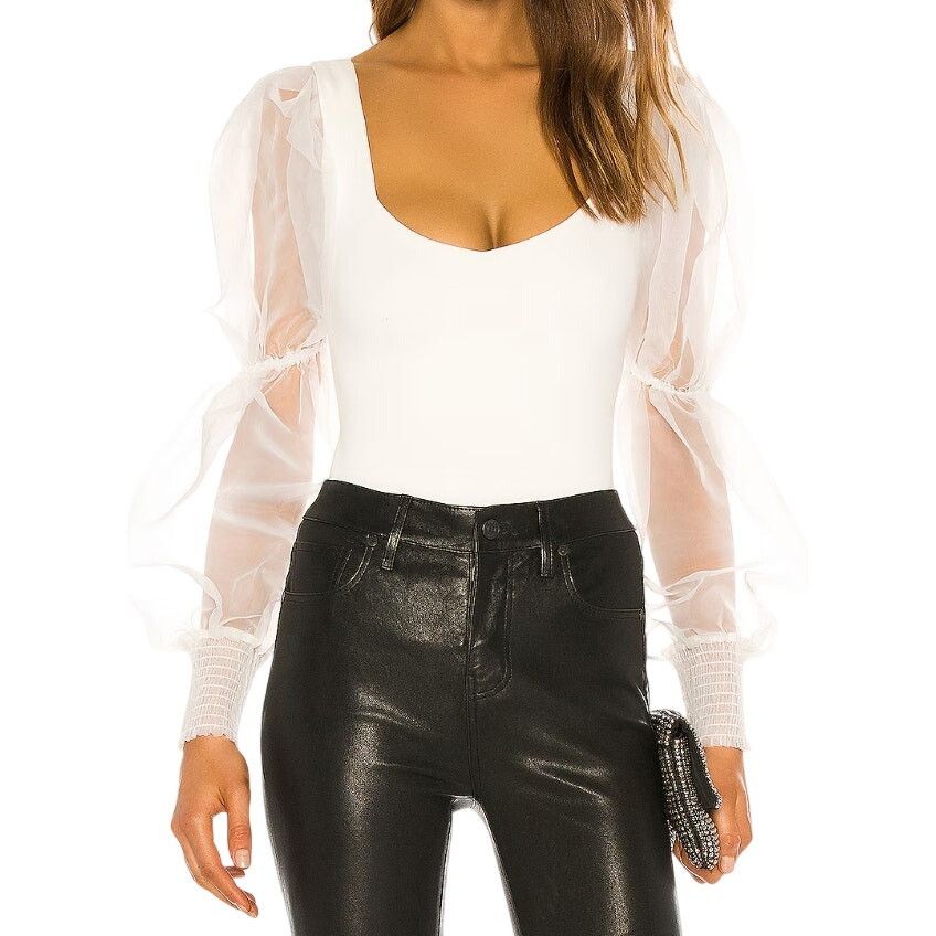NBD NBD Blaine Bodysuit in White, Size XXS Size XXS / US 00 / IT 34 - 1 Thumbnail