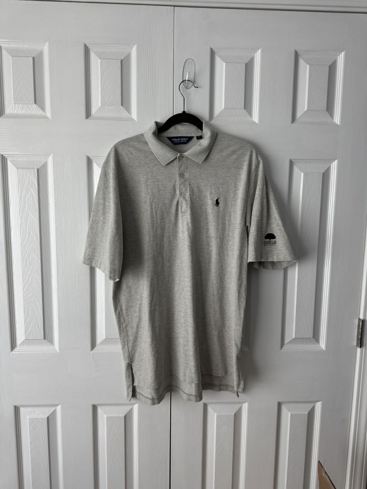 Polo Ralph Lauren Polo Shirt Ralph Lauren Polo Golf Heather Grey Cotton L Pony Size US L / EU 52-54 / 3 - 1 Thumbnail