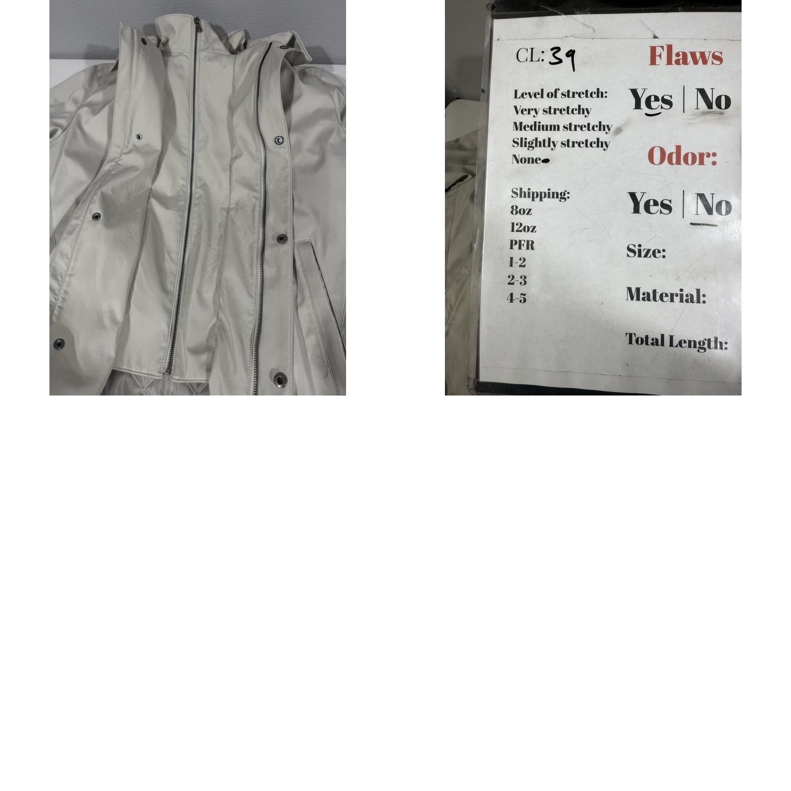 Michael Kors Michael Kors Mens Jacket Mid-Length Rain Coat Light Beige L Snap Zip Front Collared Pockets Designer Outdoor Womens? Size US L / EU 52-54 / 3 - 9 Thumbnail