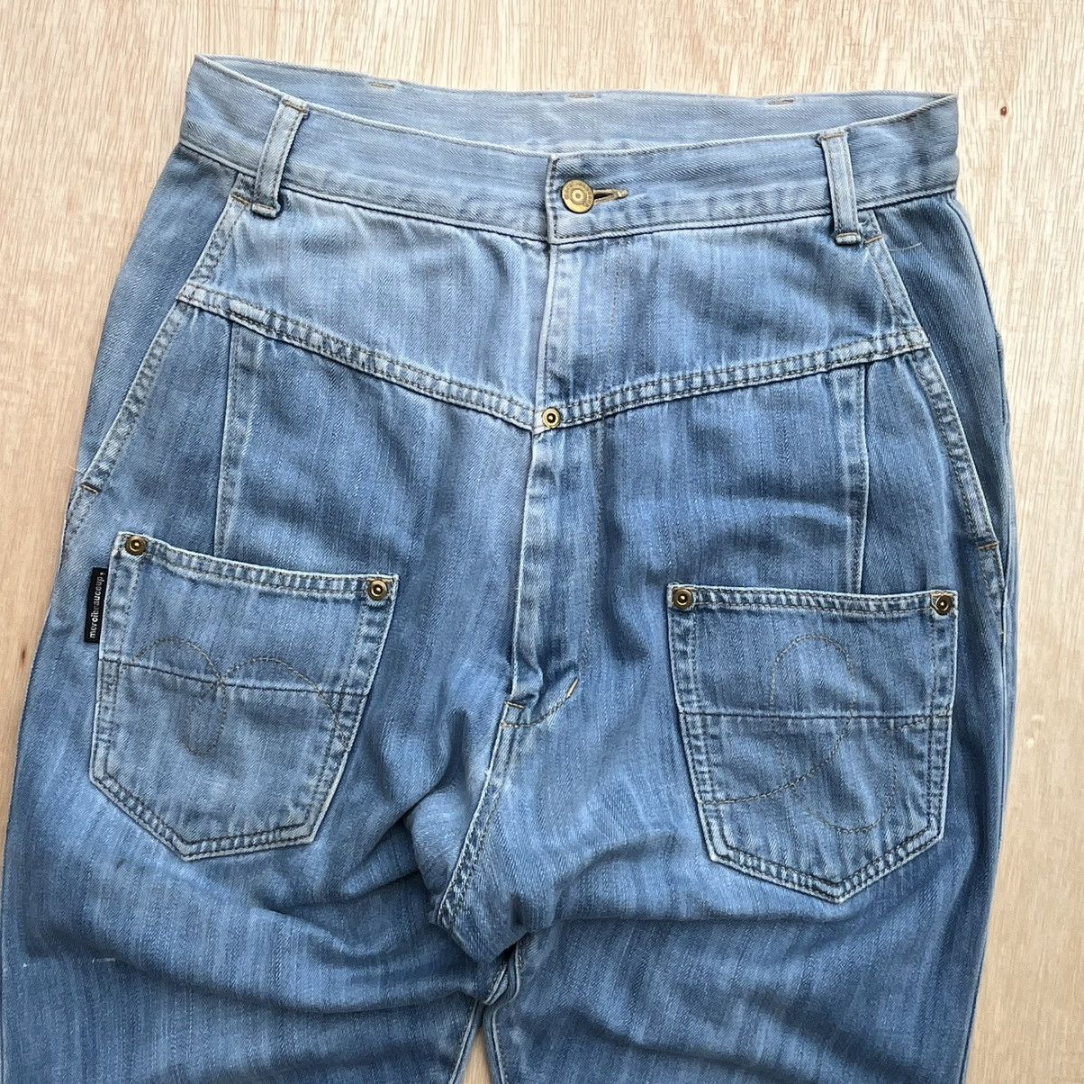 Issey Miyake MERCIBEAUCOUP DROP CROTCH JAPANESE BRAND VINTAGE DENIM Size US 30 / EU 46 - 2 Thumbnail