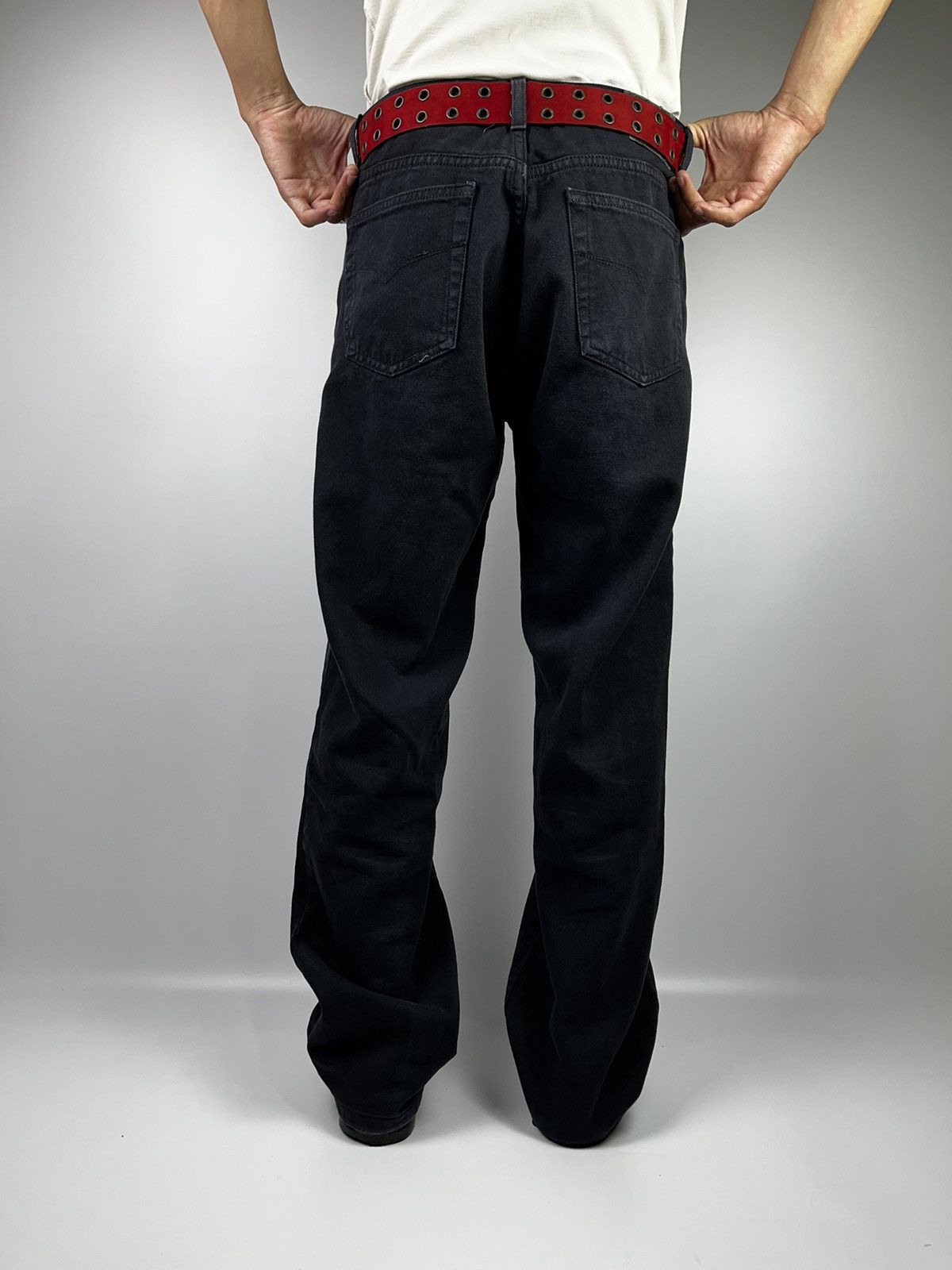 Versace Jeans Couture versace black jeans pant Size US 28 / EU 44 - 11 Thumbnail