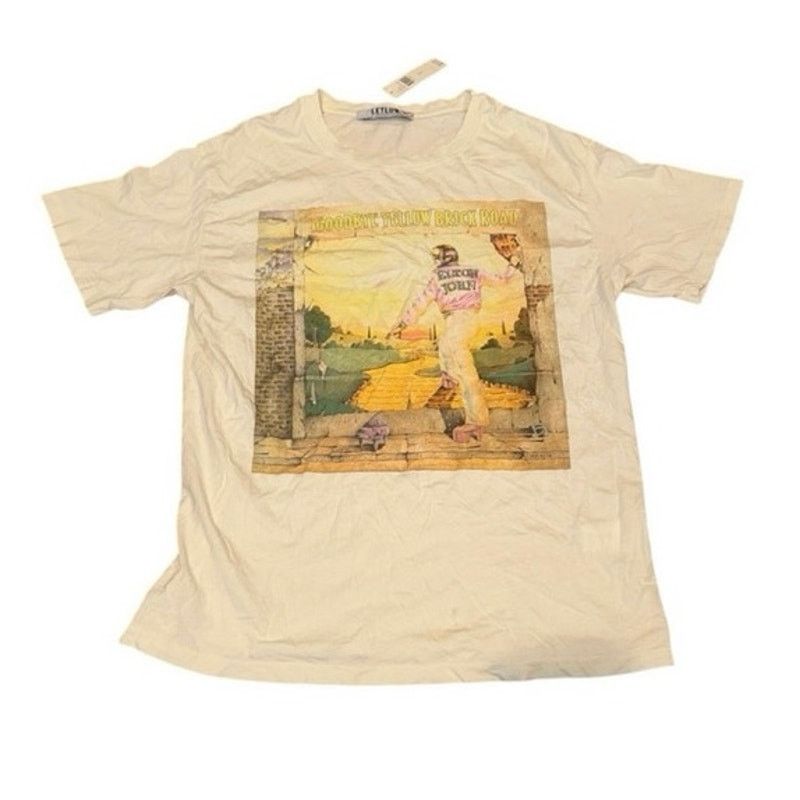 Anthropologie LETLUV Elton John Goodbye Yellow Brick Road Tee Size Small Size XL / US 12-14 / IT 48-50 - 6 Thumbnail