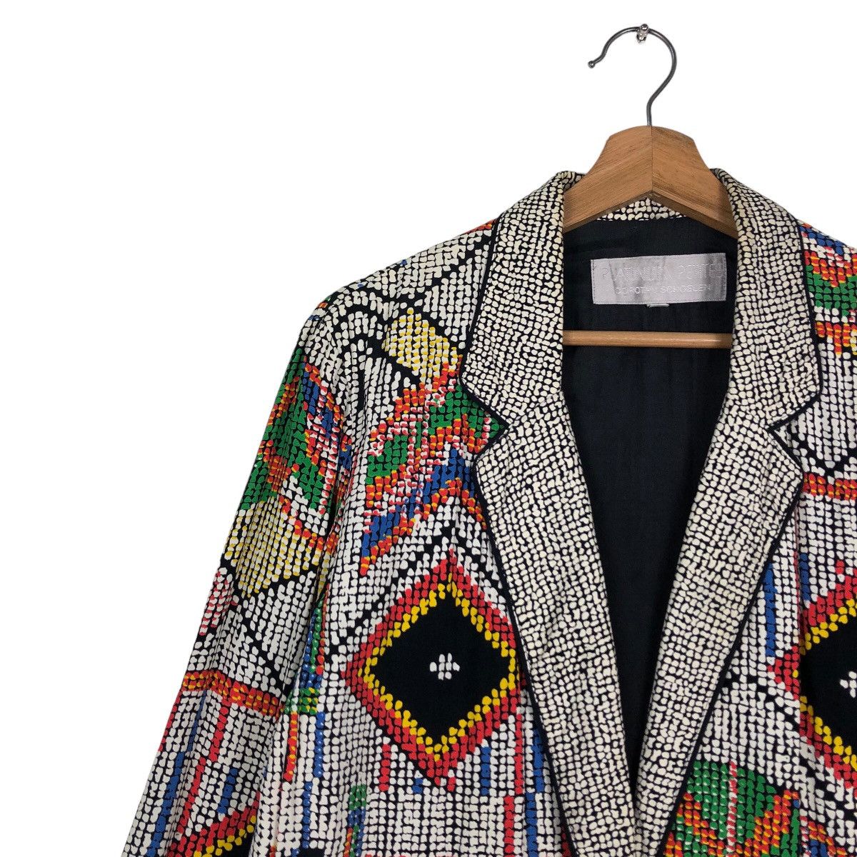 Japanese Brand 🔥Vintage Pleated Design Jacket Platinum Usa Mix Colour Size US M / EU 48-50 / 2 - 7 Thumbnail
