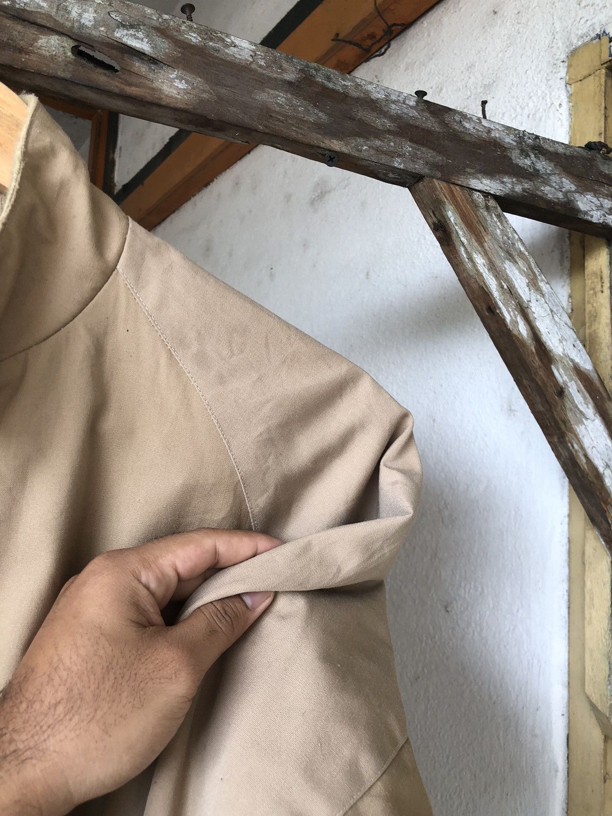 Vintage Vintage 80s Cargo Plain Bomber Jacket Talon Zipper Size US M / EU 48-50 / 2 - 13 Thumbnail