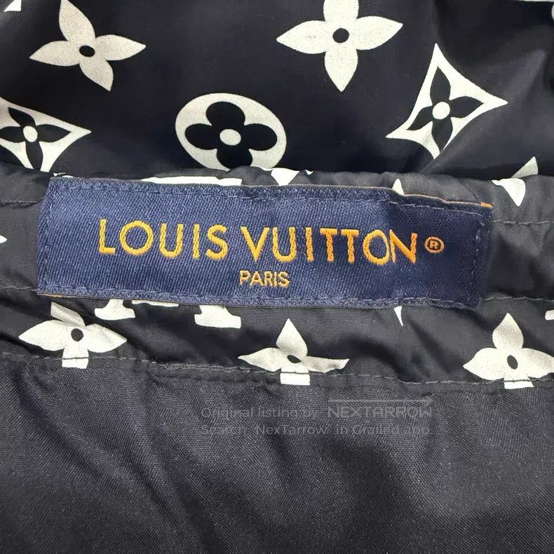 Louis Vuitton Louis Vuitton Black Logo full-print mid-rise tunic sweatpa Size 30" / US 8 / IT 44 - 3 Thumbnail
