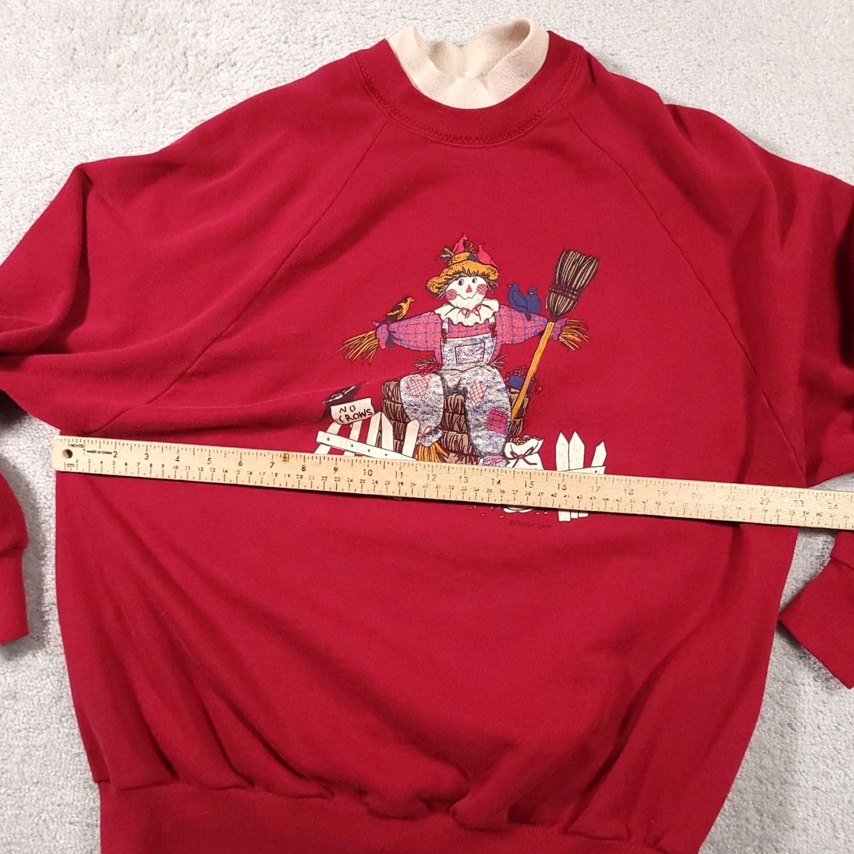 Vintage VINTAGE Gopher Sport Sweatshirt Women’s 2X Plus Gray Cotton Blend USA Made Farm Scarecrow Grannycore 1980s Mens Women Girls Size XXL / US 16-18 / IT 52-54 - 7 Thumbnail