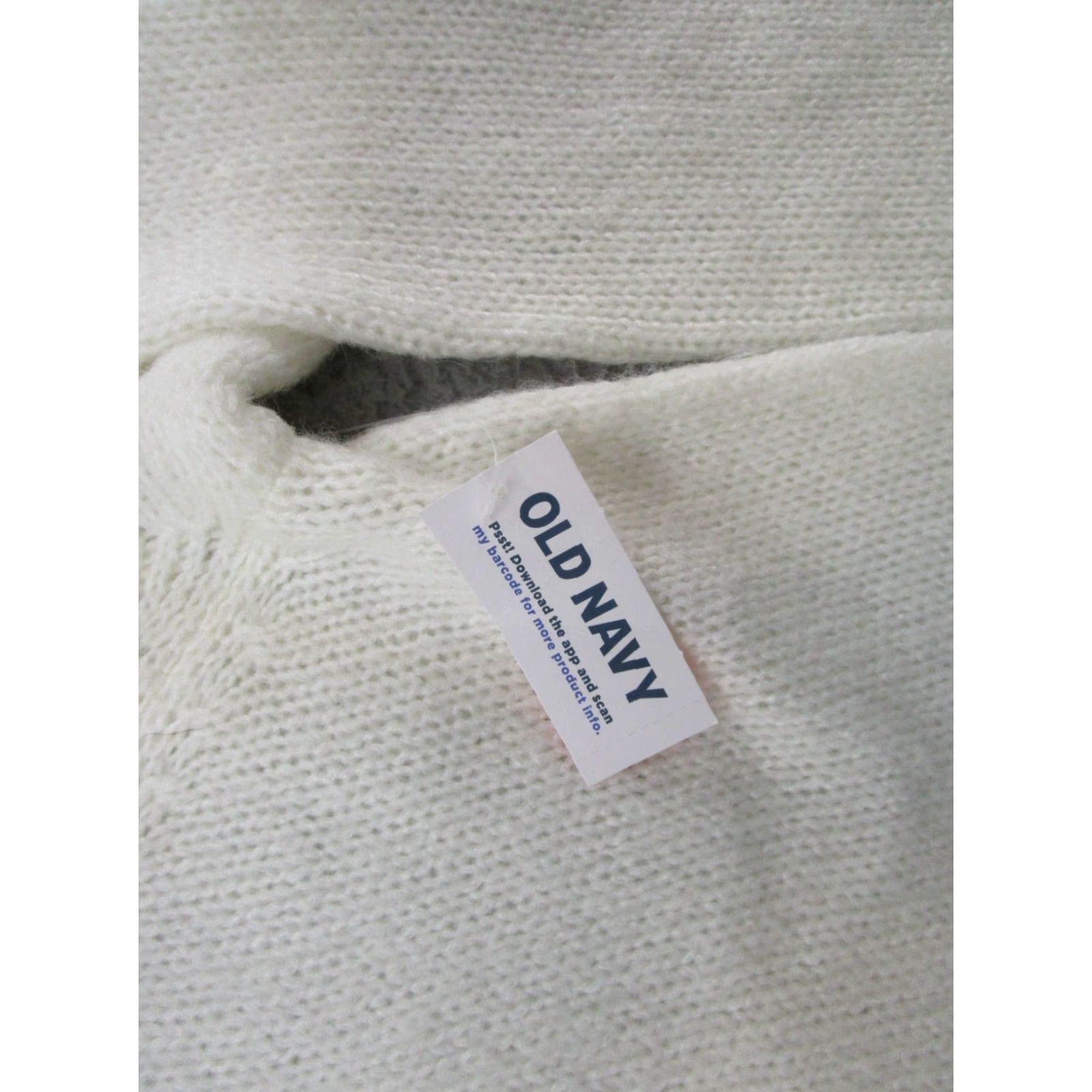 Old Navy Old Navy White Sweater Wool Blend Size S NEW Women's Pullover Soft Recycled Material Size S / US 4 / IT 40 - 2 Thumbnail
