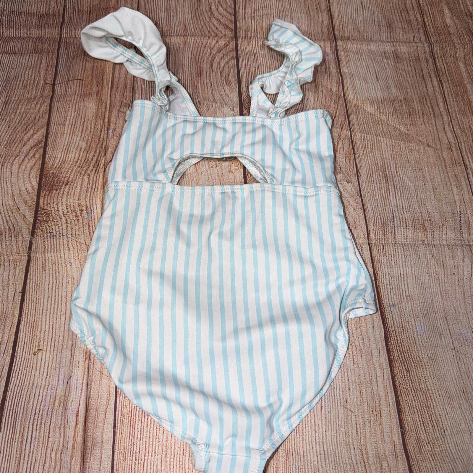 Other Young Hearts Swim Striped One-Piece Swimsuit Size 6 Size ONE SIZE - 6 Thumbnail