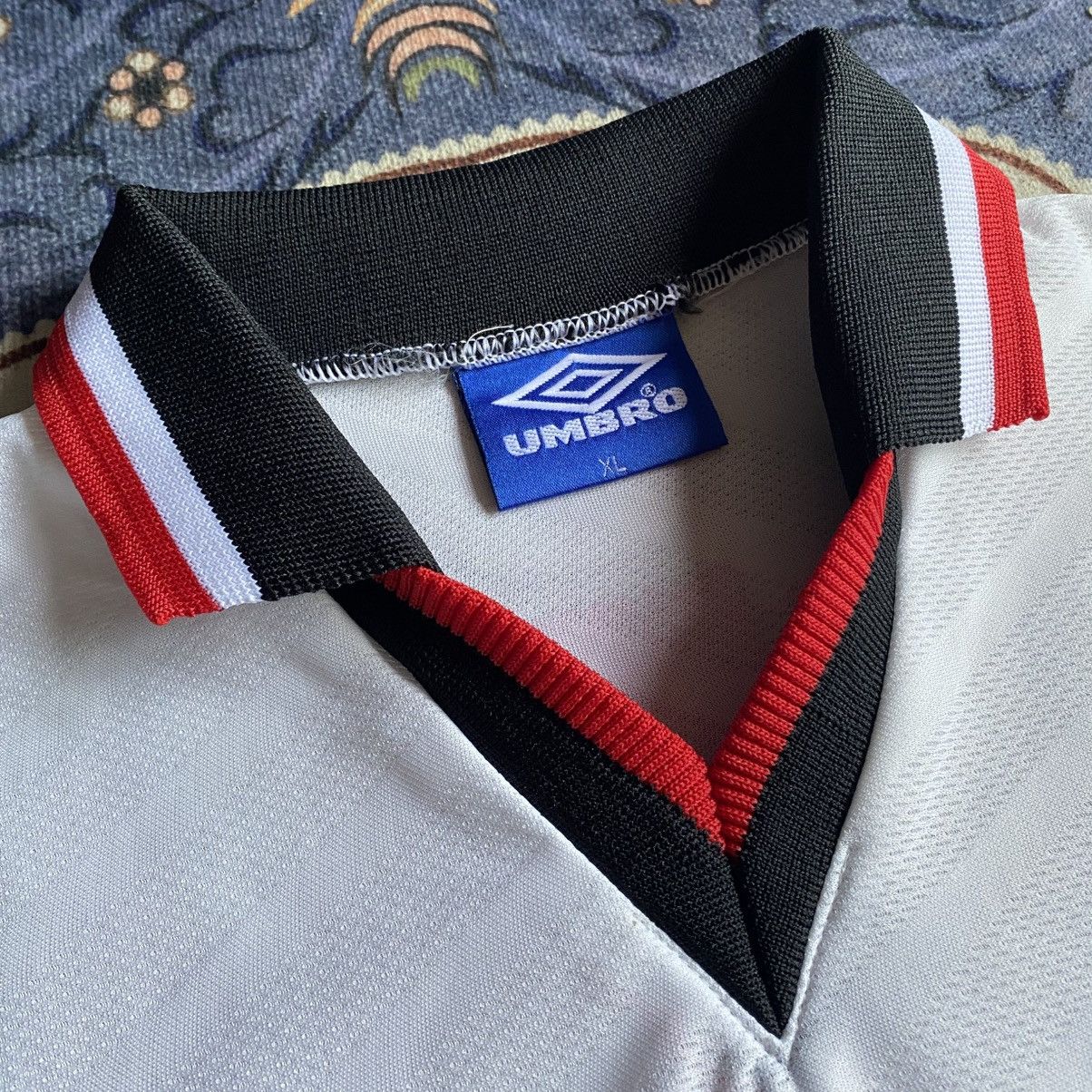 Umbro × Vintage Vintage 1996/97 Umbro Manchester United Away Jersey Size US XL / EU 56 / 4 - 2 Thumbnail