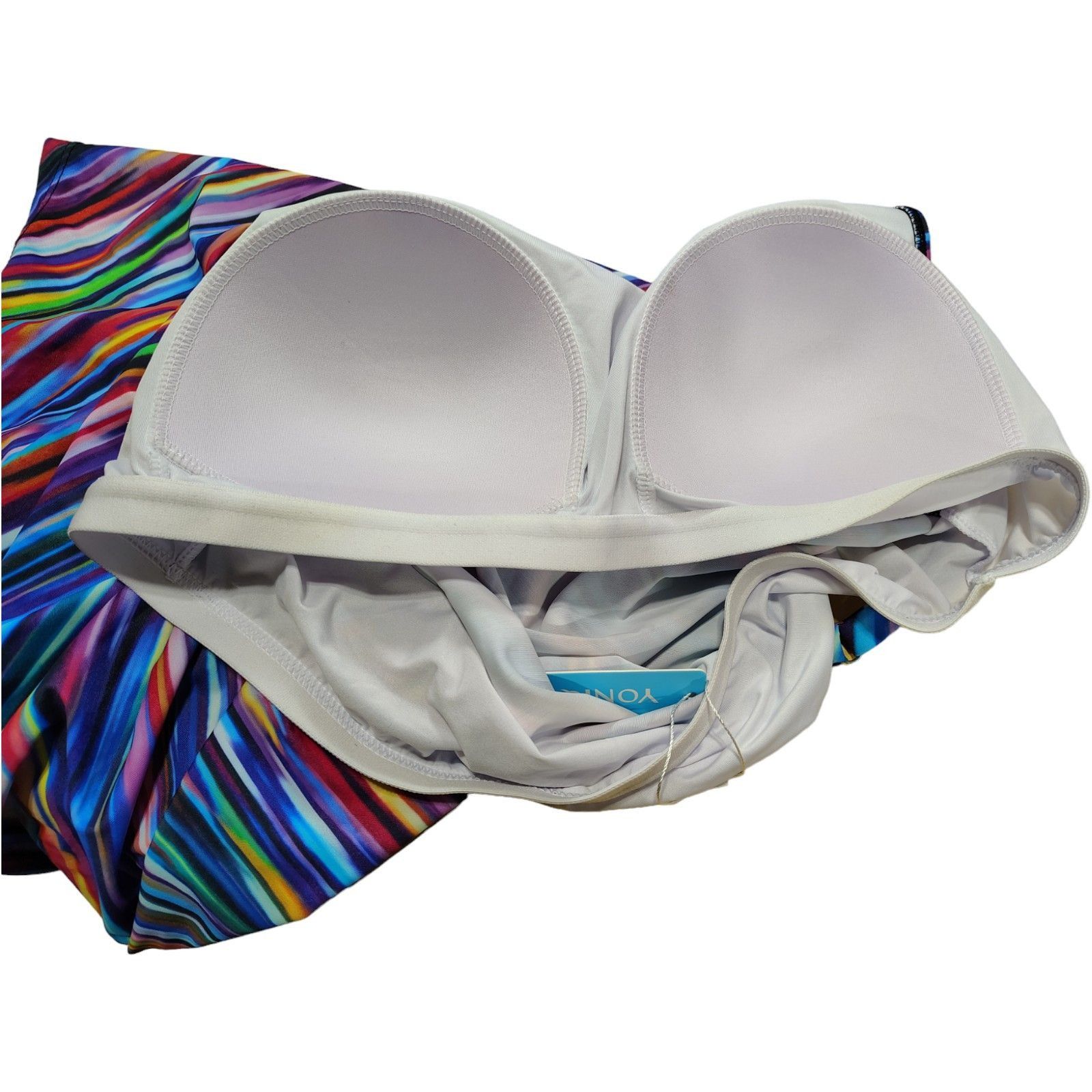 Other Yonique - Women's Top Swimsuit - Multicolor - 20W Size ONE SIZE - 11 Thumbnail