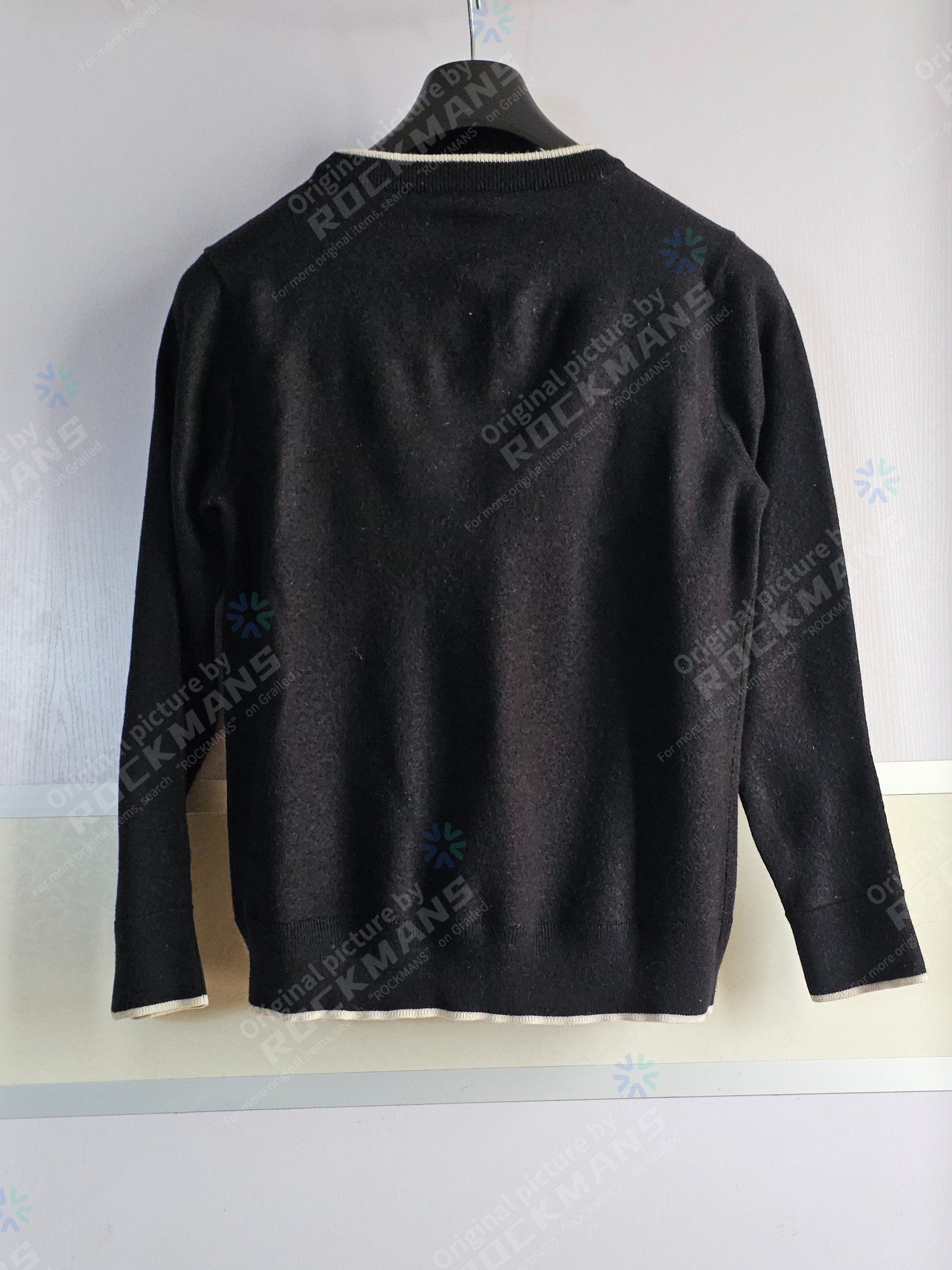 Balmain Balmain Paris intarsia black wool crewneck size M like S Size US M / EU 48-50 / 2 - 4 Thumbnail