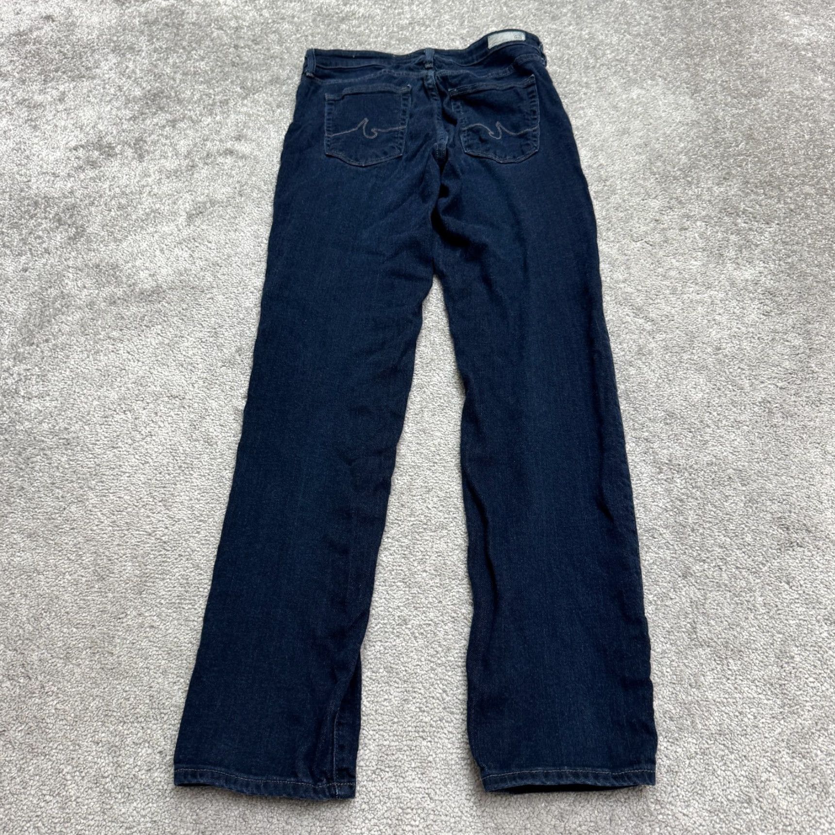 Denime VINTAGE AG Adriano Goldschmied The Prima Mid Rise Cigarette Denim Jeans Womens 29R Blue Size 29" - 2 Thumbnail