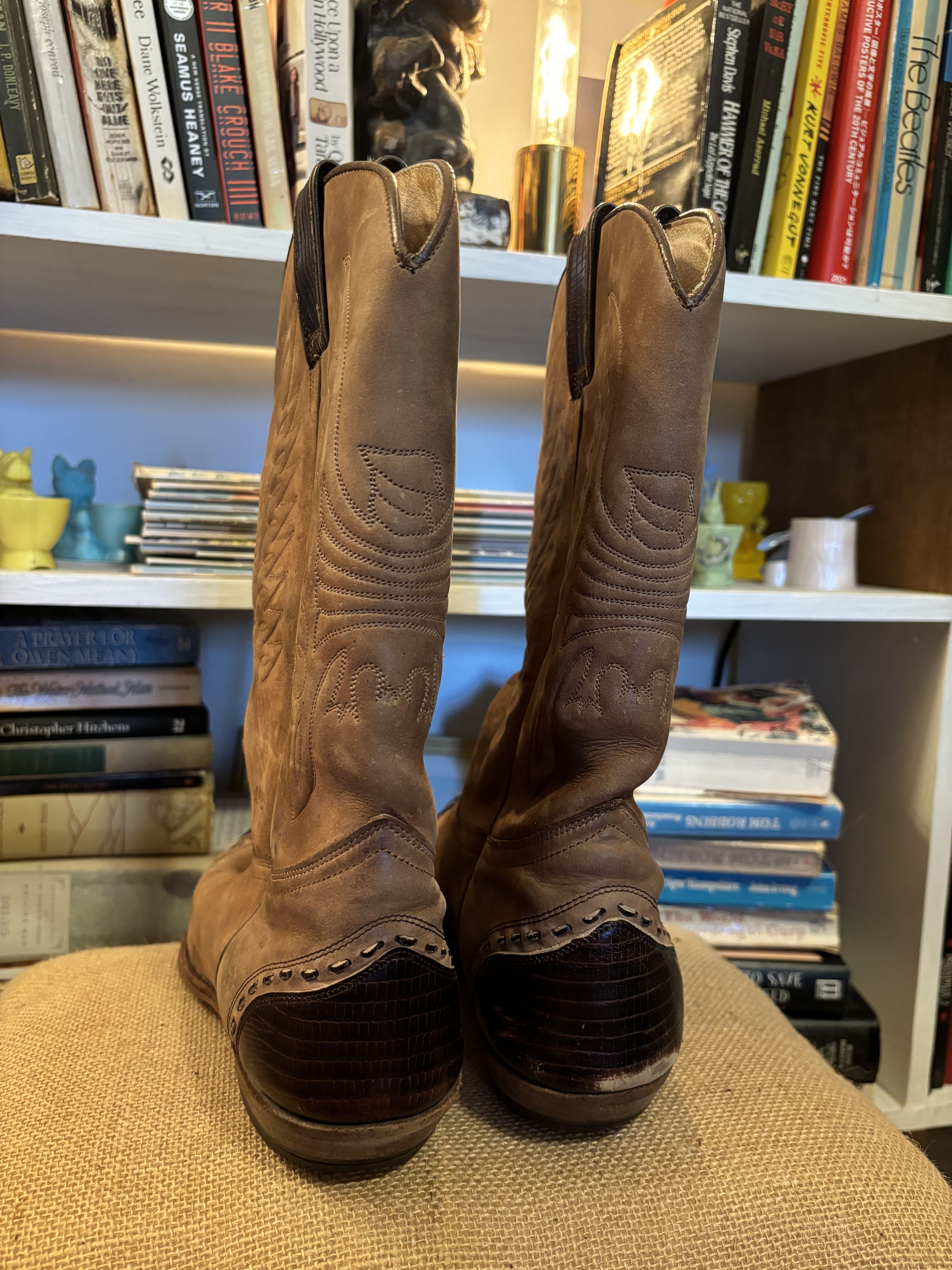 Sancho Boots Leather Cowboy Boots Size US 11 / EU 44 - 4 Thumbnail