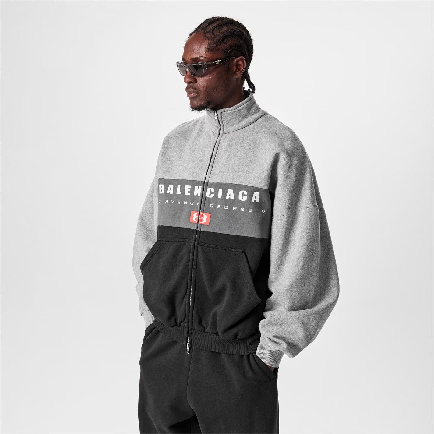 Balenciaga o1g2r1mq0226 Bal Zipped Weather-Resistant Jacket Mutlicolor Size US S / EU 44-46 / 1 - 3 Thumbnail