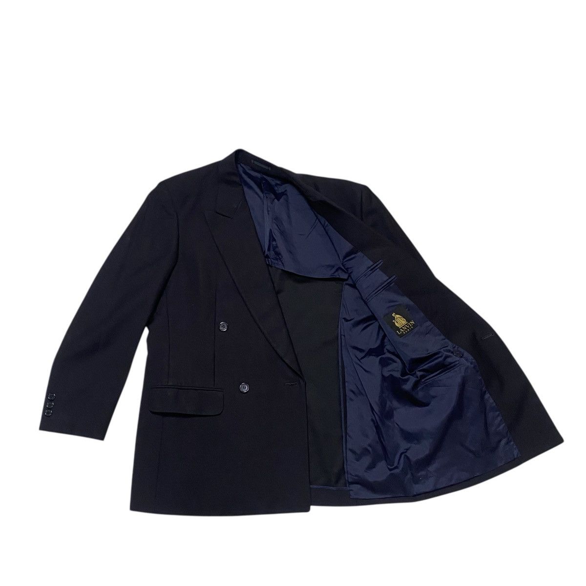 Lanvin Lanvin Double Breasted Blazer Size 50S - 2 Thumbnail