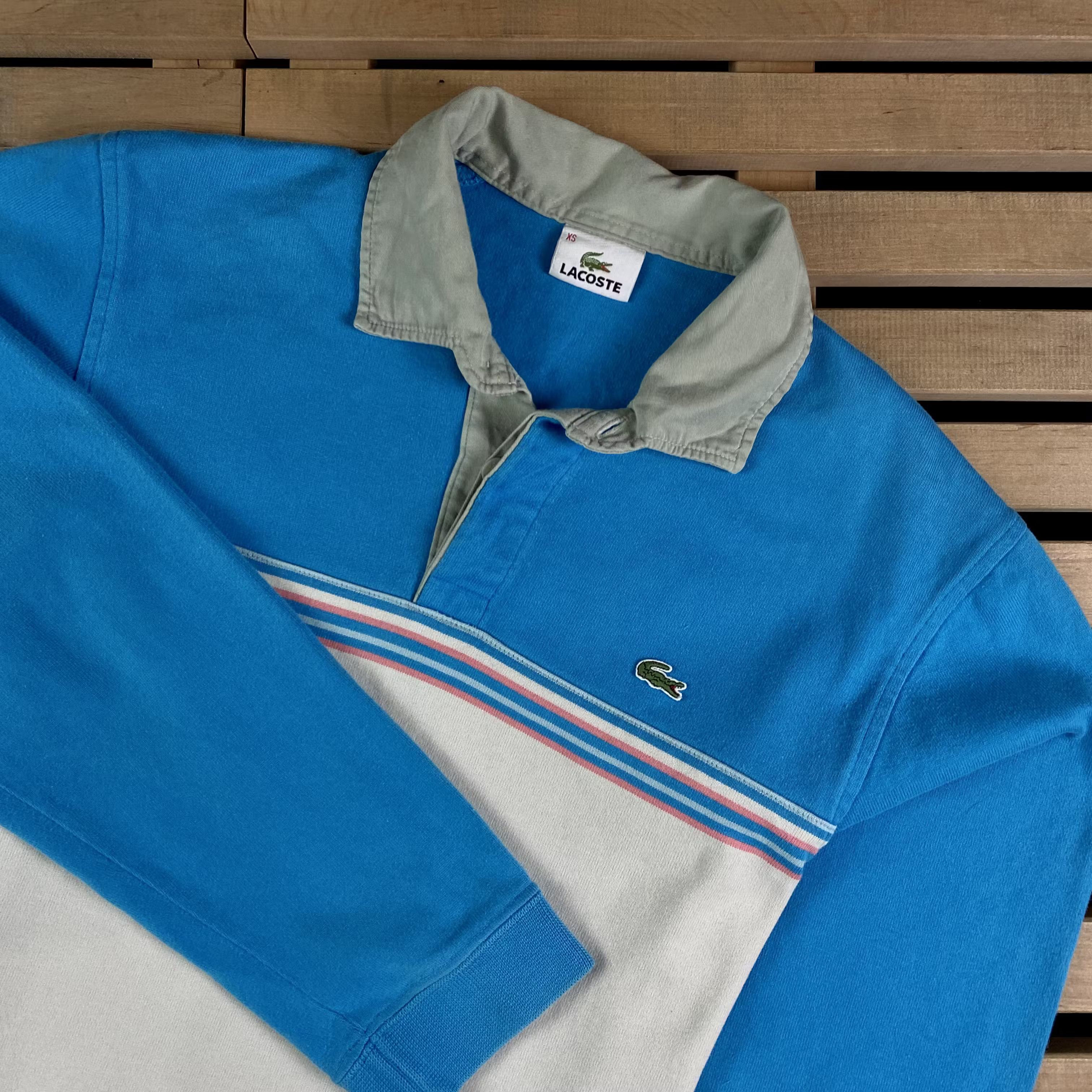 Lacoste × Vintage Mens Polo Long Sleeve Lacoste Vintage Size XS Size US XS / EU 42 / 0 - 2 Thumbnail