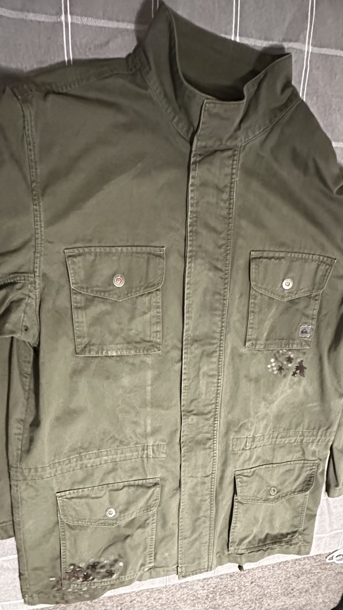 Quiksilver Quick silver edition field jacket-olive,embroidery Size US XL / EU 56 / 4 - 1 Thumbnail