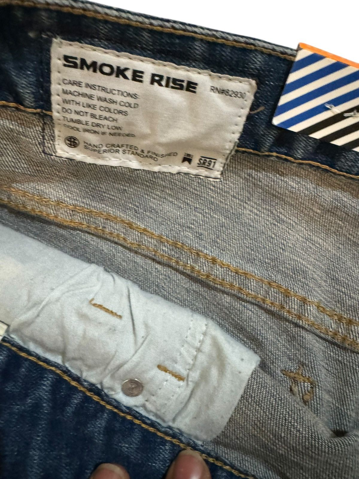 Smoke Rise Men Slim Fit Jeans Size US 44 / EU 60 - 3 Thumbnail