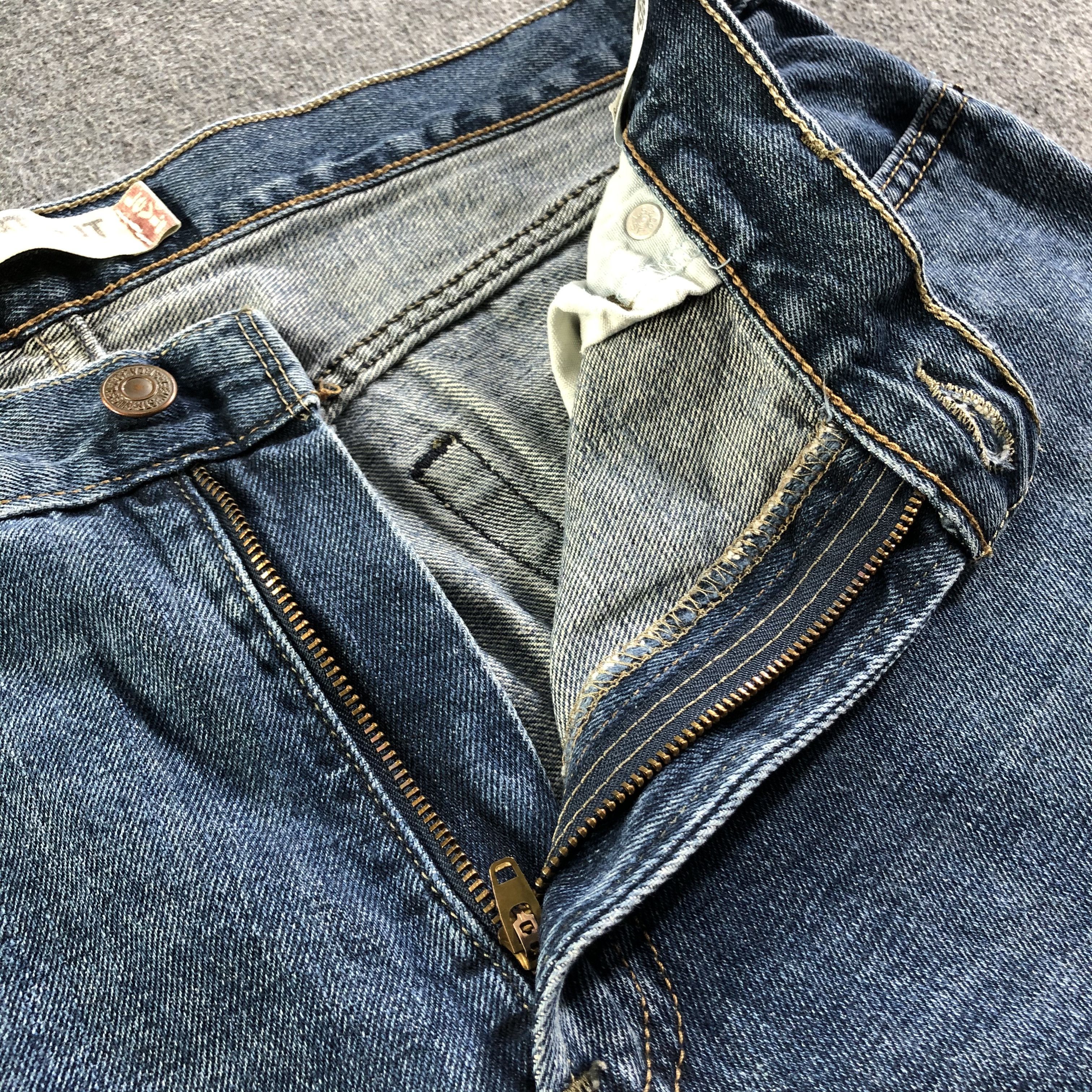 Levi's Vintage Blue Wash Levis 527 Jeans-J3401 Size 36" / US 14 / IT 50 - 8 Thumbnail