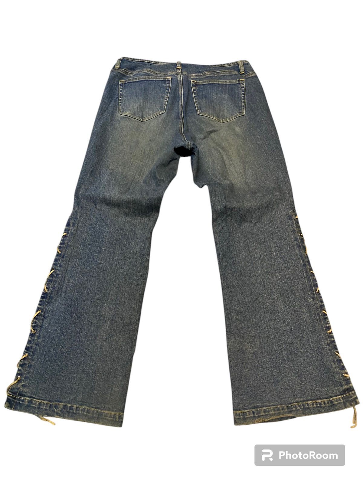 If Six Was Nine × Japanese Brand × Tornado Mart Flare jeans Venezia Boot CUt Size 35" - 3 Thumbnail