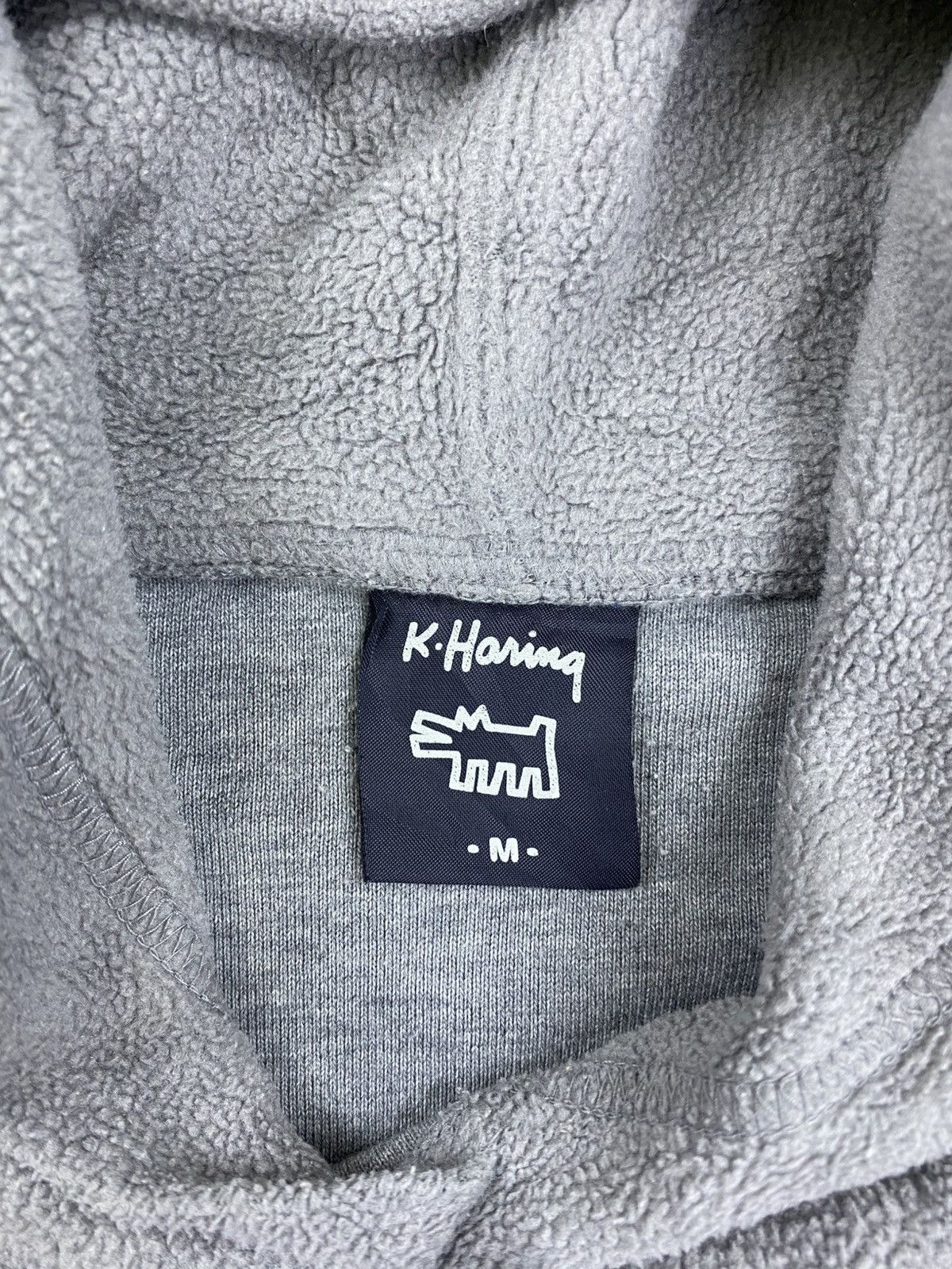 Japanese Brand × Keith Haring × Uniqlo Vintage Keith Haring X Uniqlo Longsleeve Sweatshirt Hoodie Size US L / EU 52-54 / 3 - 9 Thumbnail