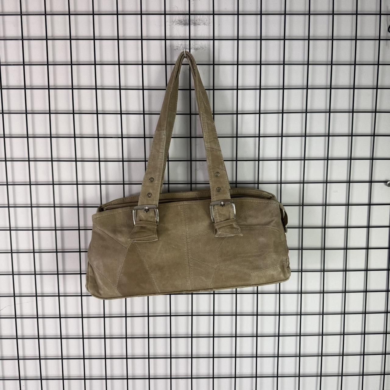 Vintage Beige Leather 2000s Bag Affilaction Vintage Size ONE SIZE - 5 Thumbnail